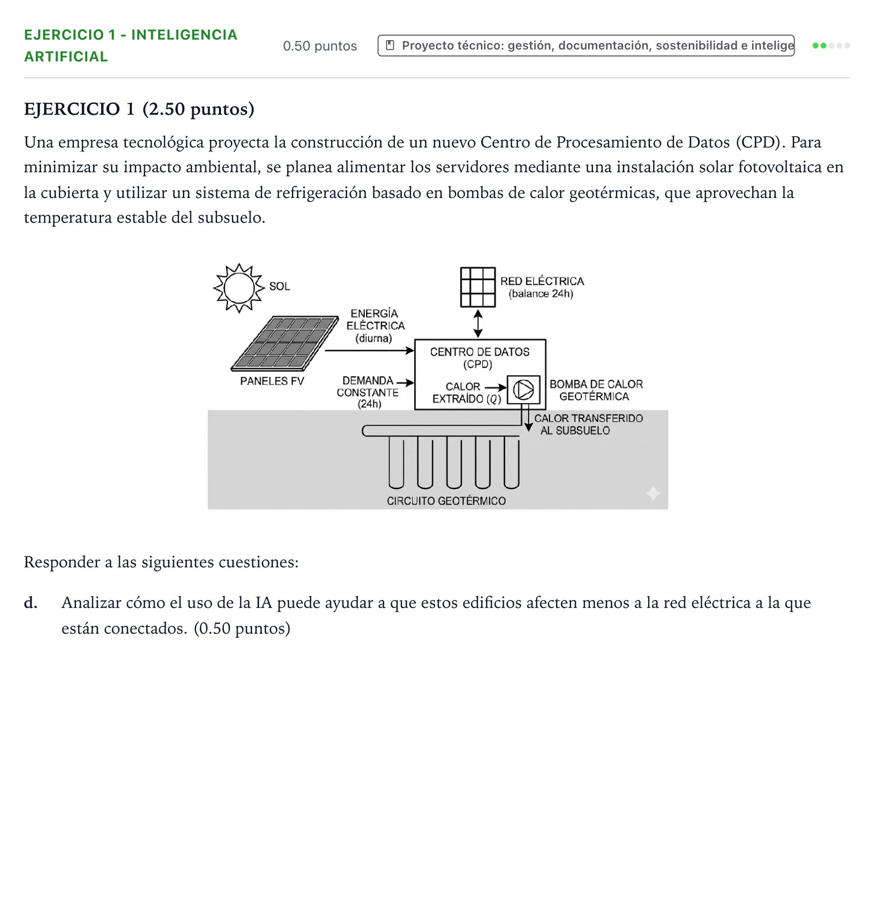 Enunciado: Ejercicio 1 - Inteligencia artificial · Tecnología e Ingeniería II PAU Valencia Extraordinaria 2026