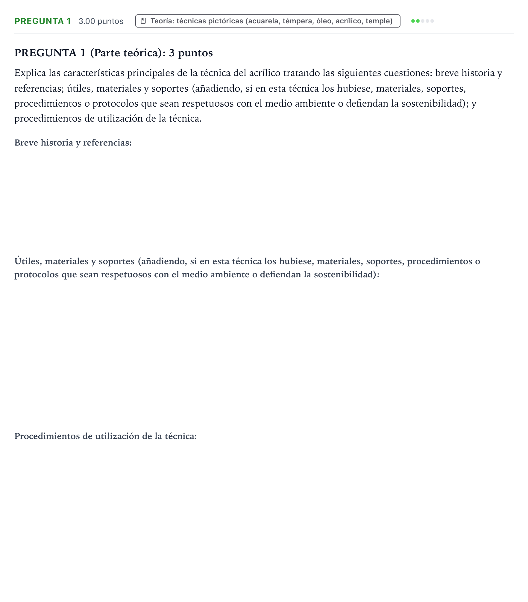 Enunciado: Pregunta 1 · Técnicas de Expresión Gráfico-Plástica PAU Valencia Extraordinaria solapamiento 2026