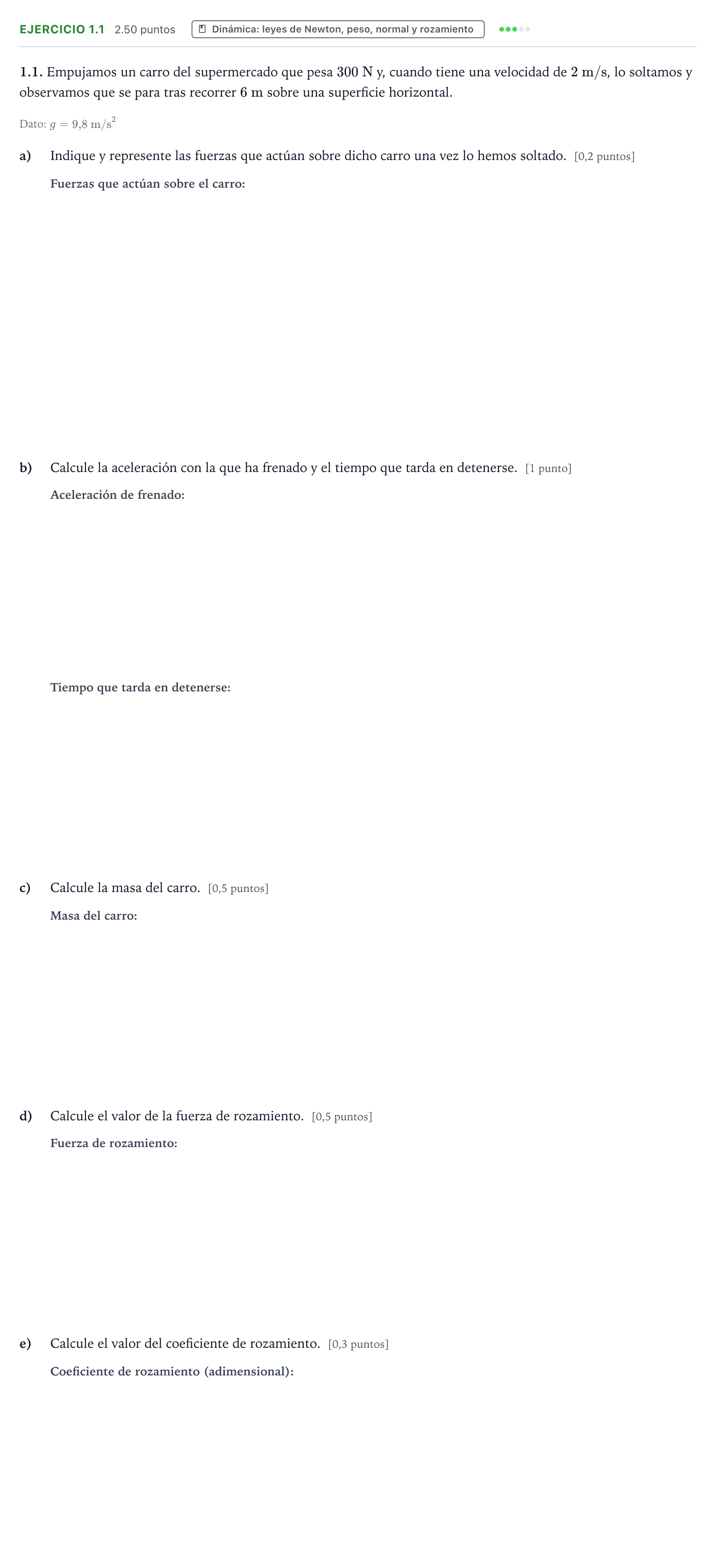 Enunciado: Ejercicio 1.1 · Ciencias Generales PAU Valencia Extraordinaria 2025