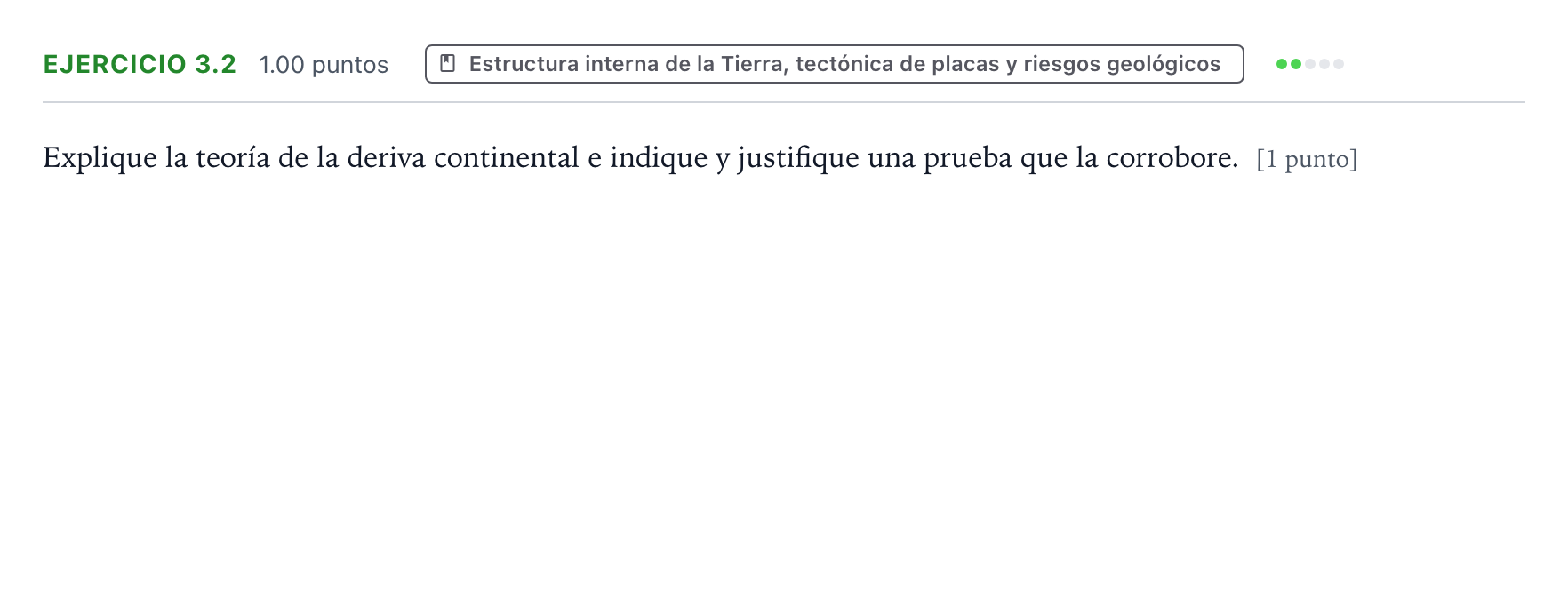 Enunciado: Ejercicio 3.2 · Ciencias Generales PAU Valencia Extraordinaria solapamiento 2025