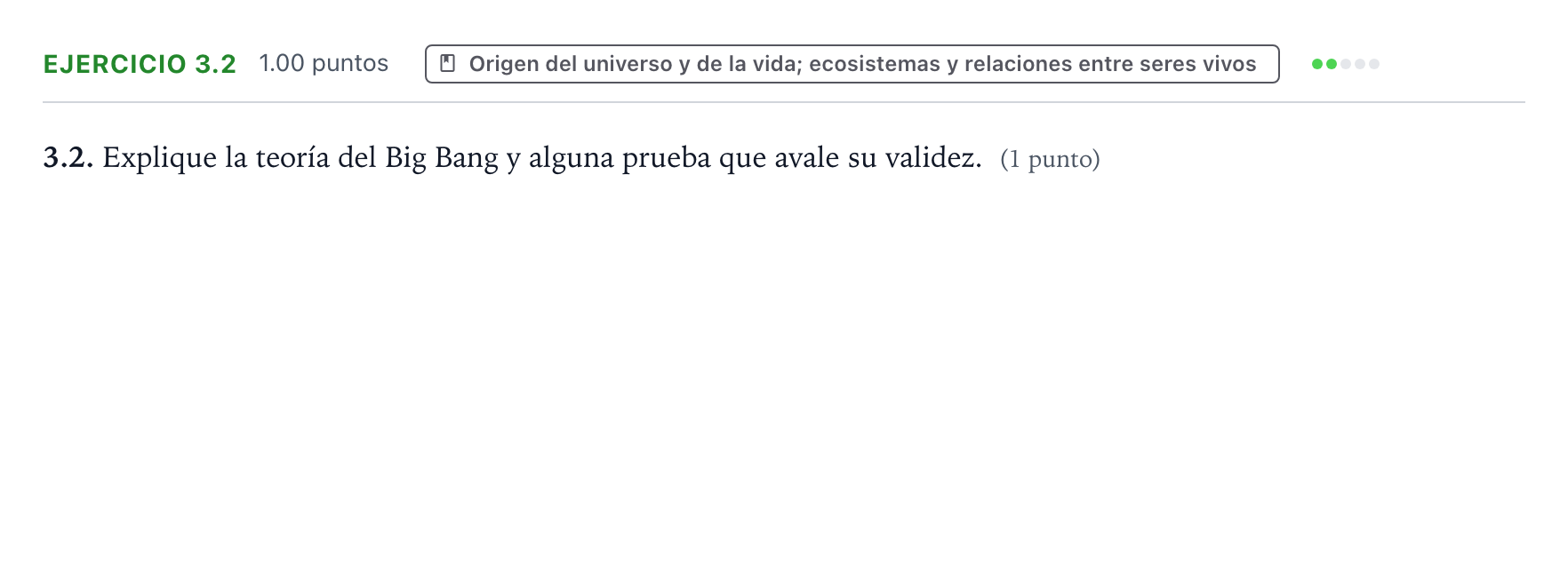 Enunciado: Ejercicio 3.2 · Ciencias Generales PAU Valencia Ordinaria solapamiento 2025