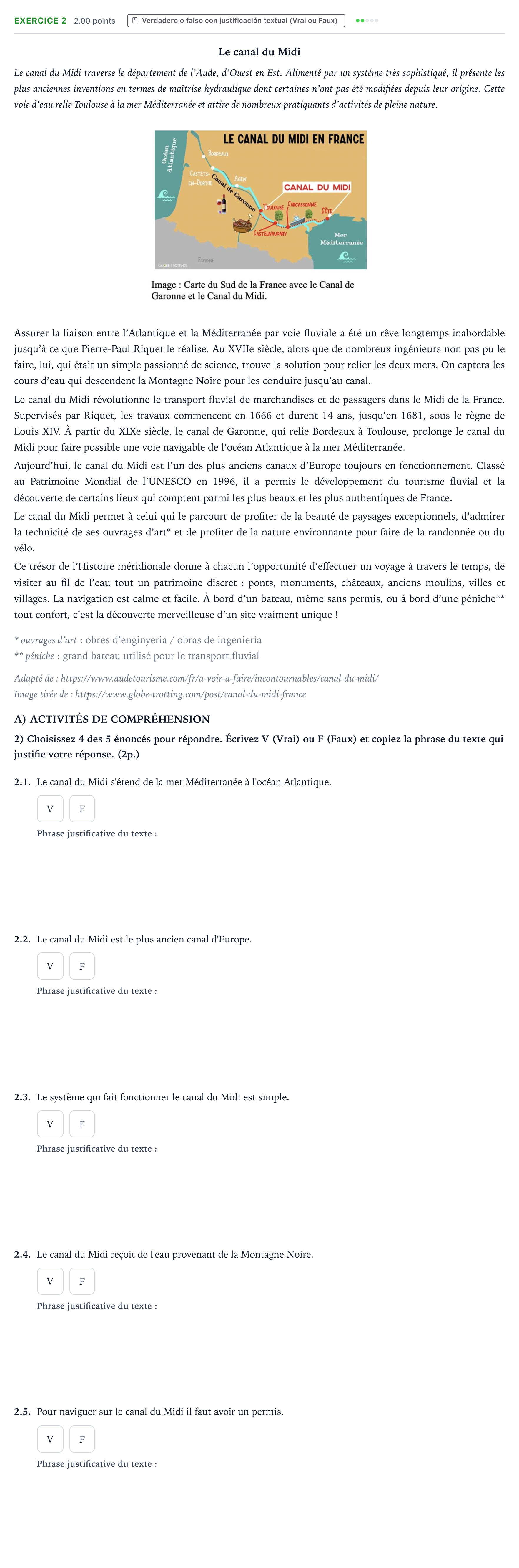 Enunciado: Problema 2 · Francés PAU Valencia Ordinaria solapamiento 2025