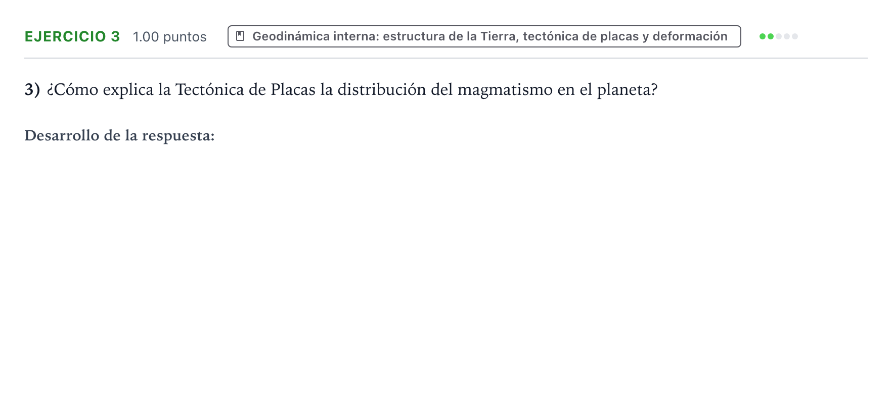 Enunciado: Problema 3 · Geología y Ciencias Ambientales PAU Valencia Ordinaria 2025