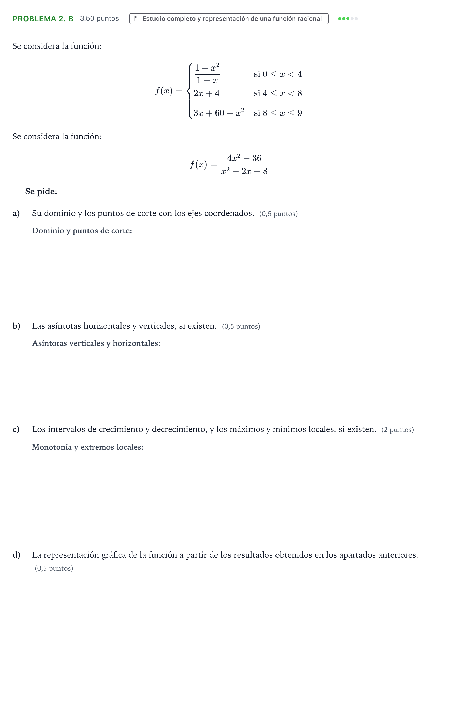Enunciado: Problema 2. B · Matemáticas aplicadas a las Ciencias Sociales II PAU Valencia Ordinaria 2025