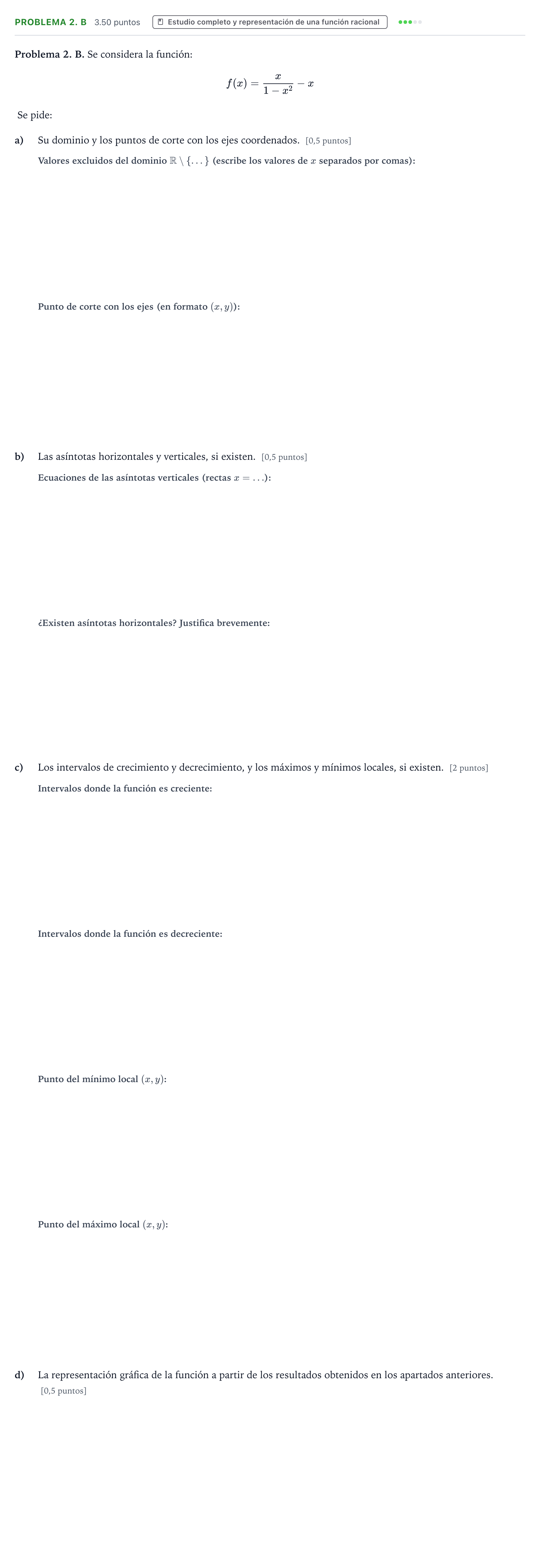 Enunciado: Problema 2. B · Matemáticas aplicadas a las Ciencias Sociales II PAU Valencia Ordinaria solapamiento 2025