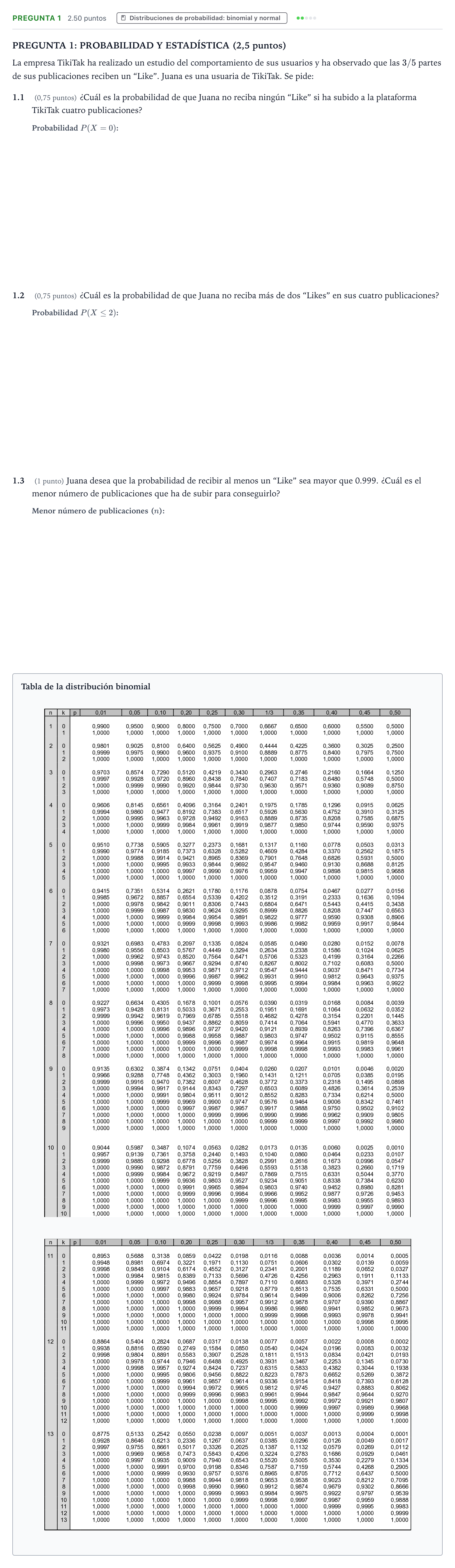 Enunciado: Pregunta 1 · Matemáticas II PAU Valencia Extraordinaria 2025