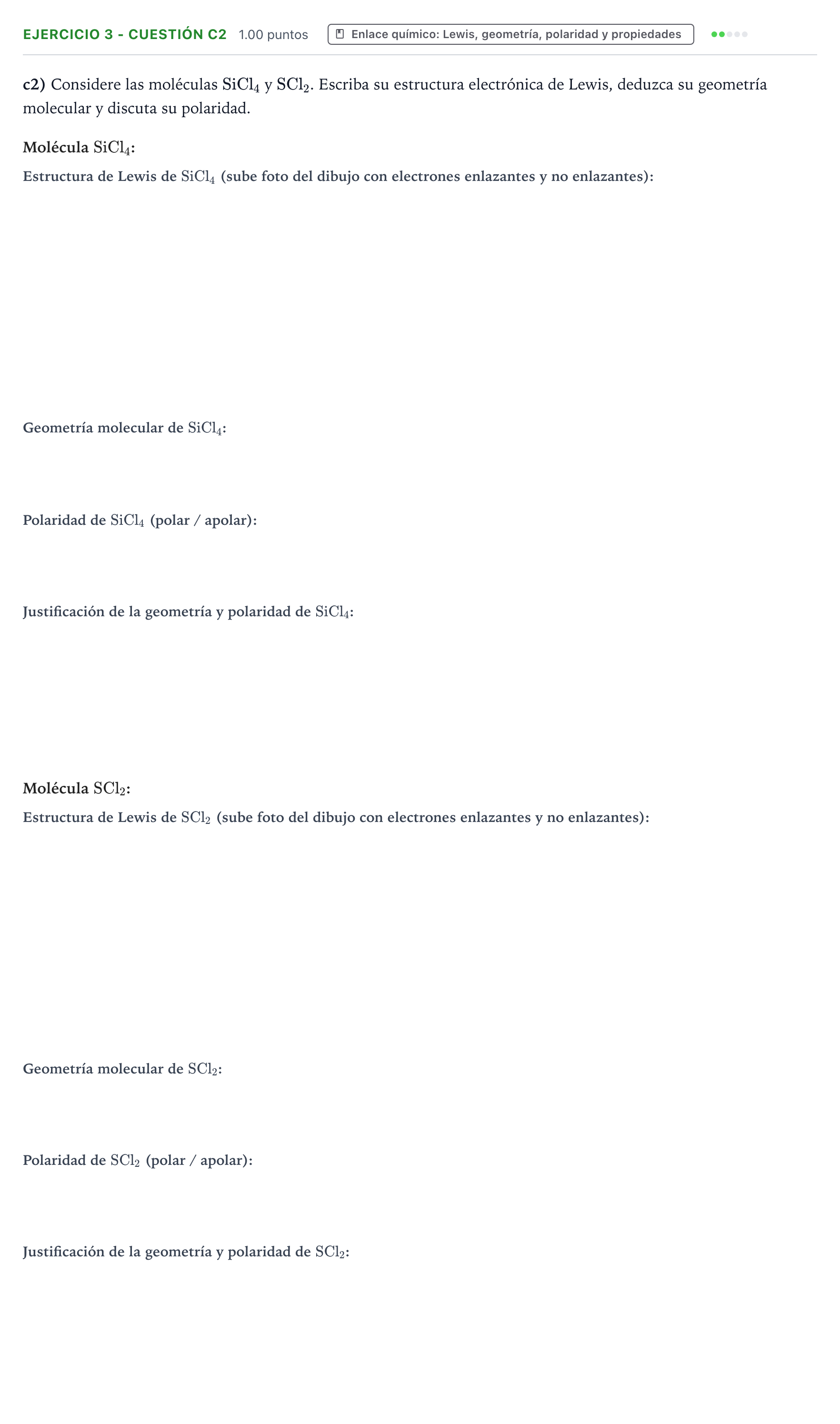 Enunciado: Ejercicio 3 - Cuestión c2 · Química PAU Valencia Ordinaria 2025