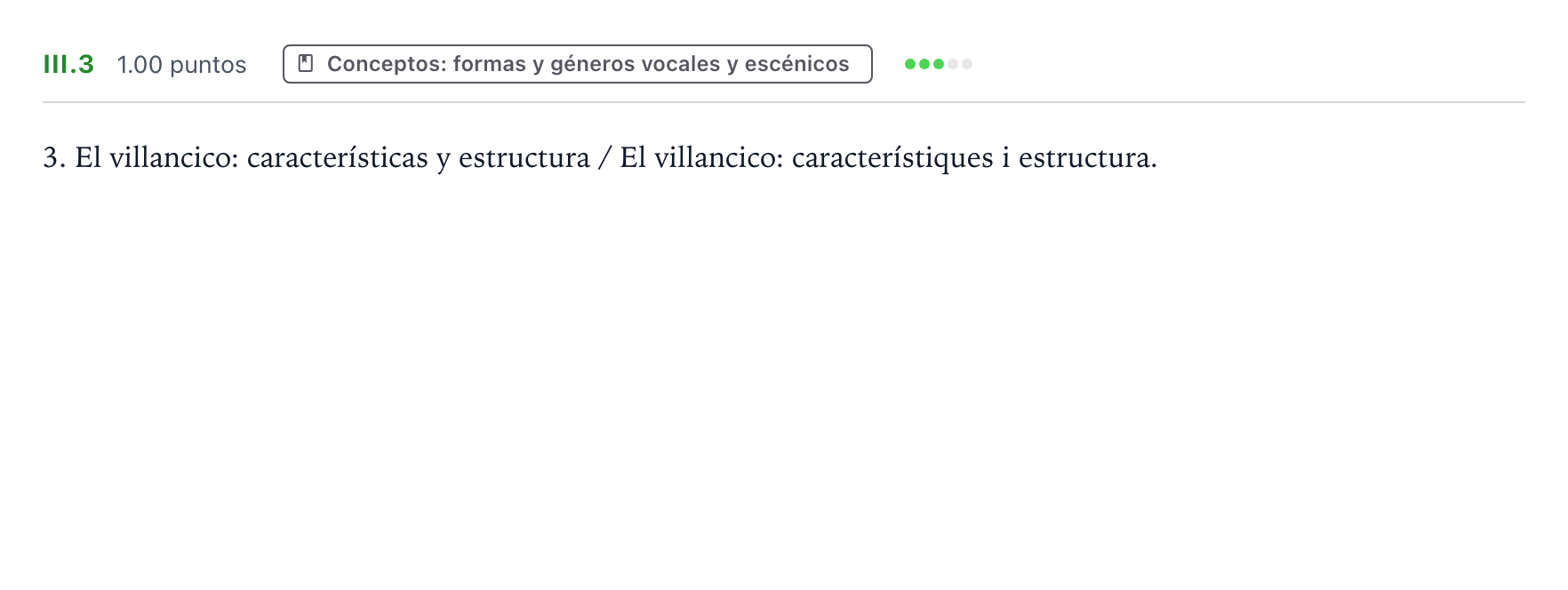 Enunciado: Ejercicio III.3 · Análisis Musical II PAU Valencia Extraordinaria 2024