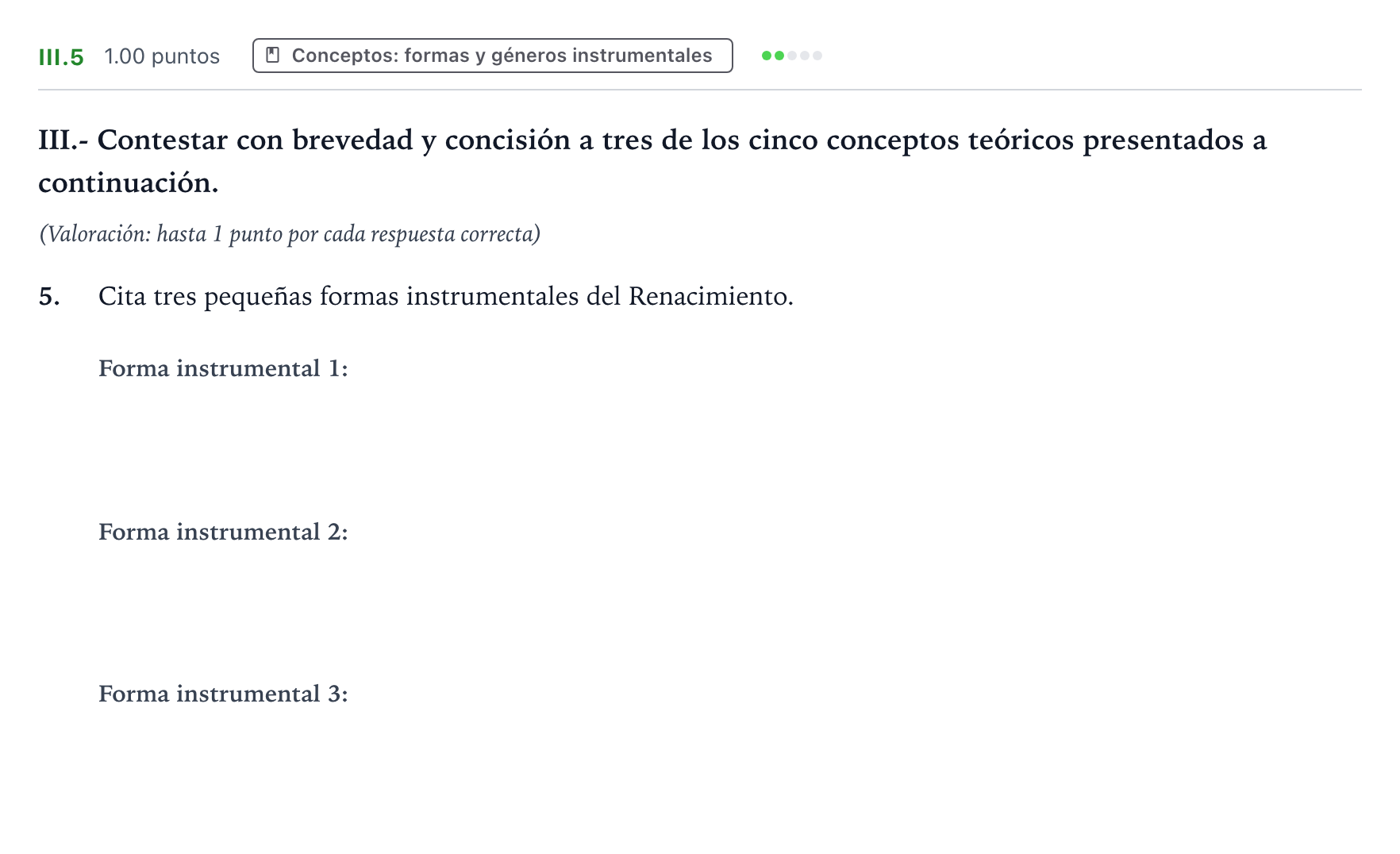 Enunciado: Ejercicio III.5 · Análisis Musical II PAU Valencia Extraordinaria 2024