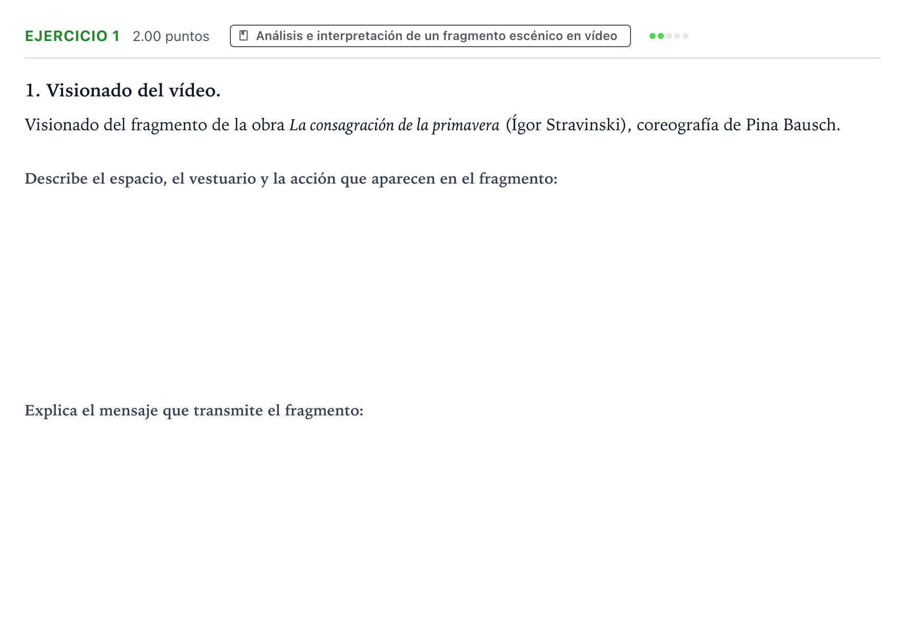 Enunciado: Problema 1 · Artes Escénicas PAU Valencia Ordinaria 2024