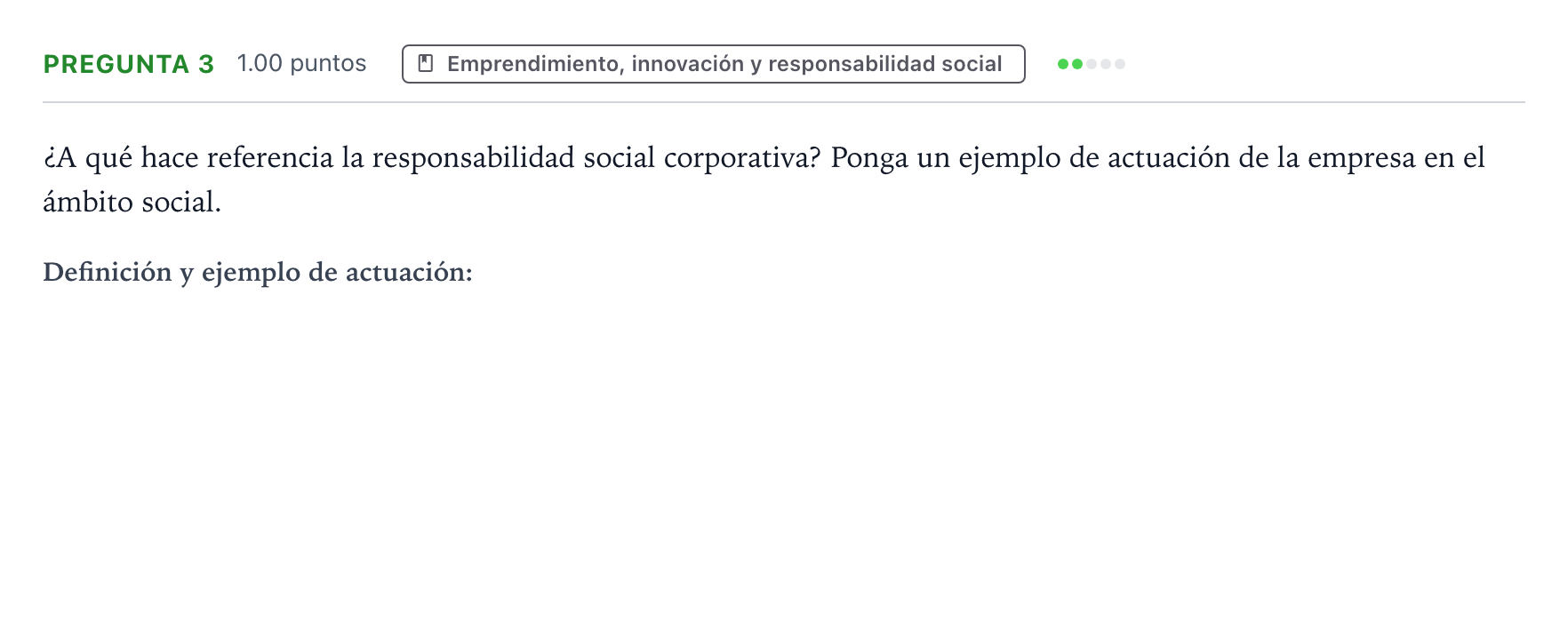 Enunciado: Pregunta 3 · Empresa y Diseño de Modelos de Negocio PAU Valencia Extraordinaria 2024
