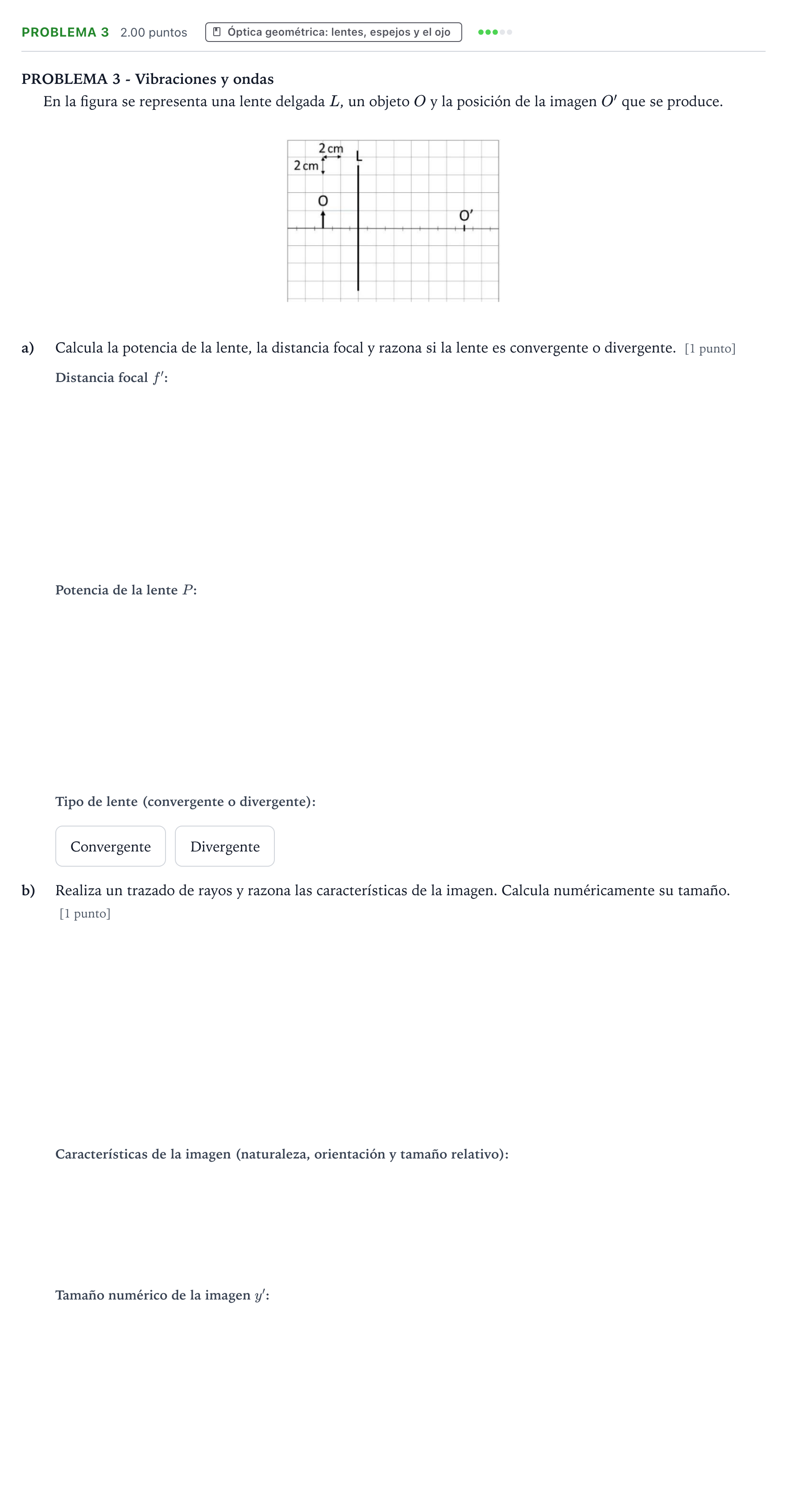 Enunciado: Problema 3 · Física PAU Valencia Ordinaria 2024
