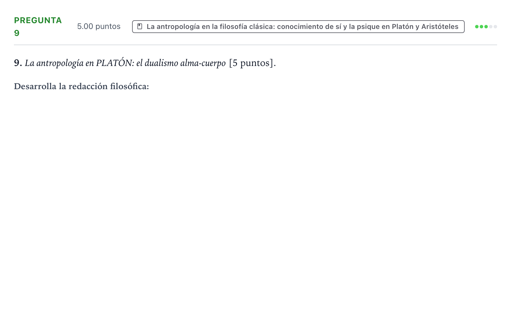 Enunciado: Pregunta 9 · Historia de la Filosofía PAU Valencia Extraordinaria 2024