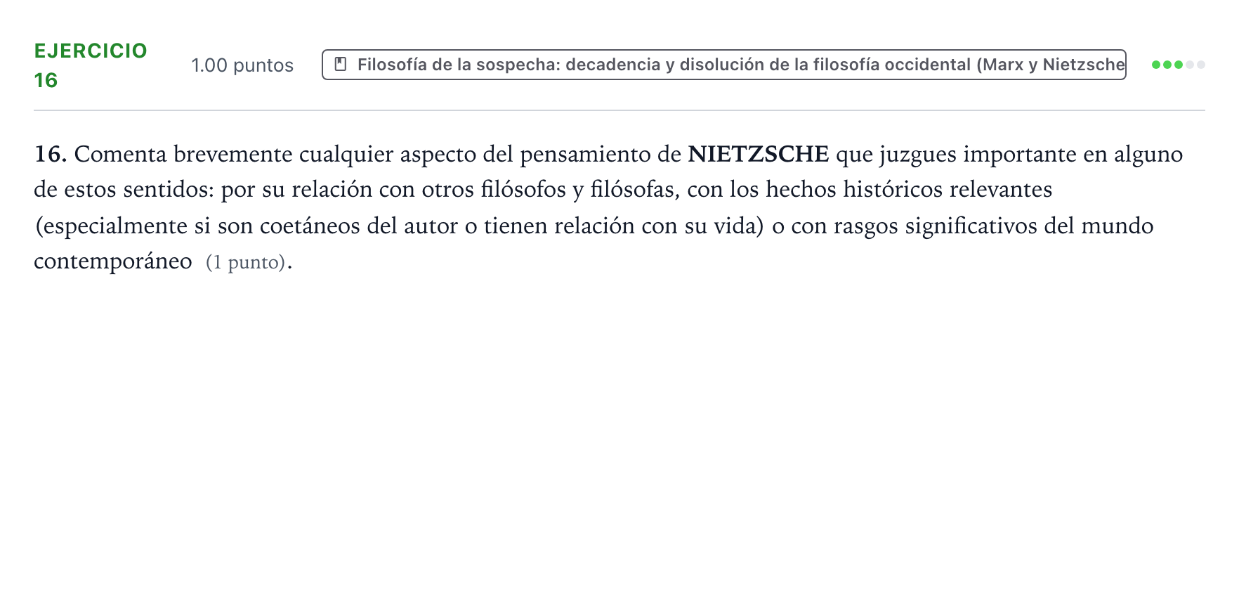 Enunciado: Problema 16 · Historia de la Filosofía PAU Valencia Ordinaria 2024