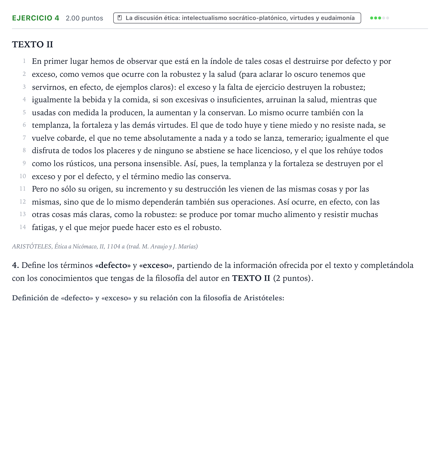 Enunciado: Problema 4 · Historia de la Filosofía PAU Valencia Ordinaria 2024