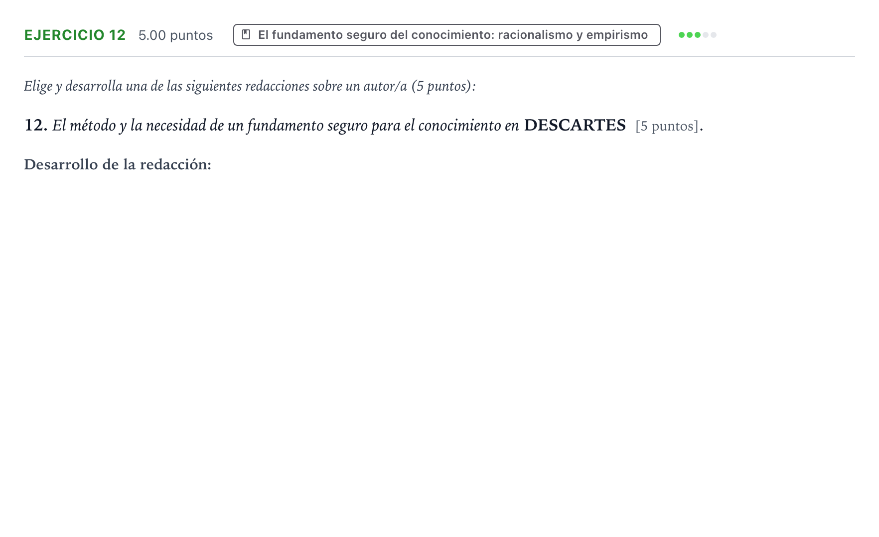 Enunciado: Problema 12 · Historia de la Filosofía PAU Valencia Ordinaria solapamiento 2024