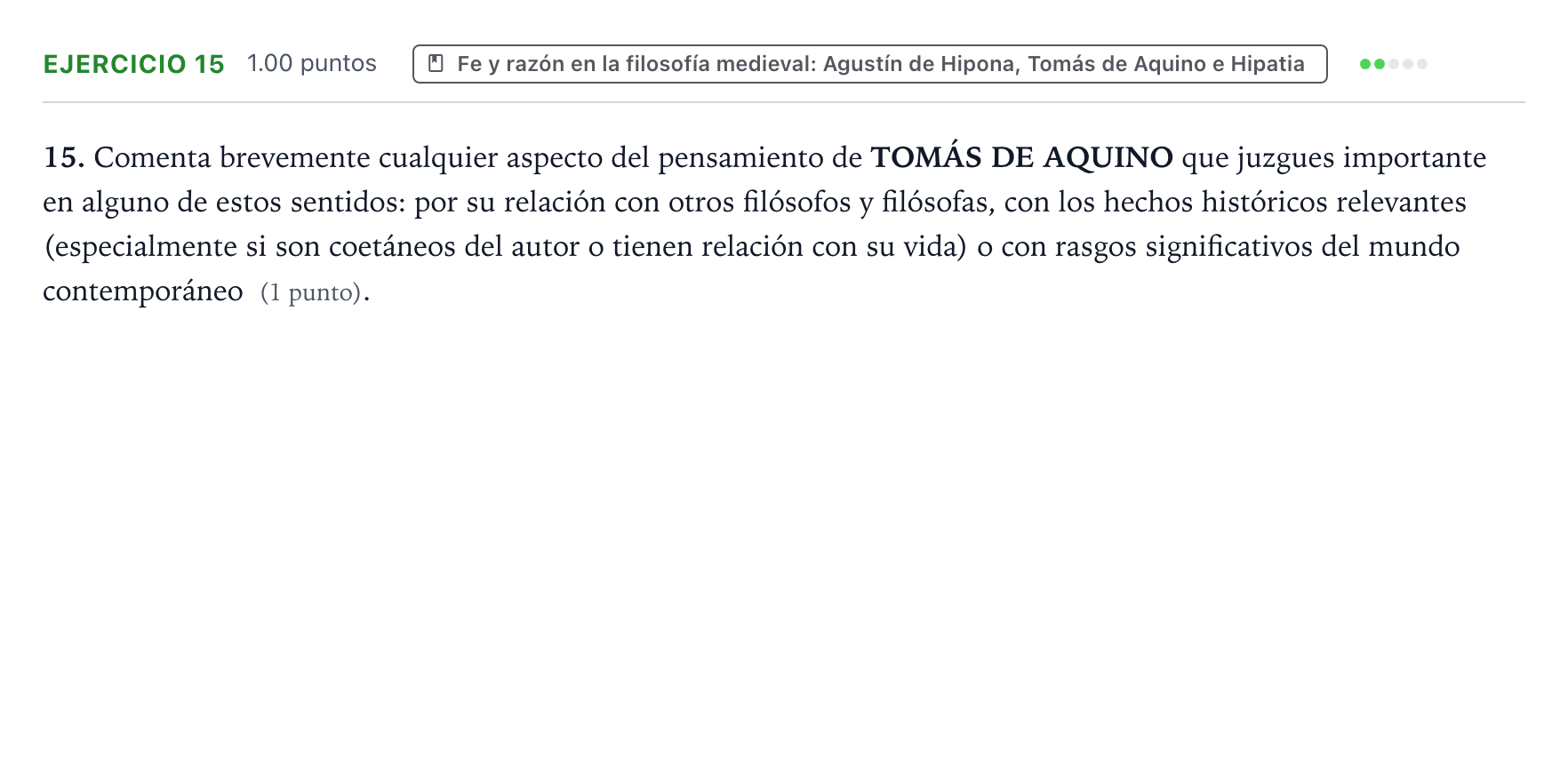 Enunciado: Problema 15 · Historia de la Filosofía PAU Valencia Ordinaria solapamiento 2024