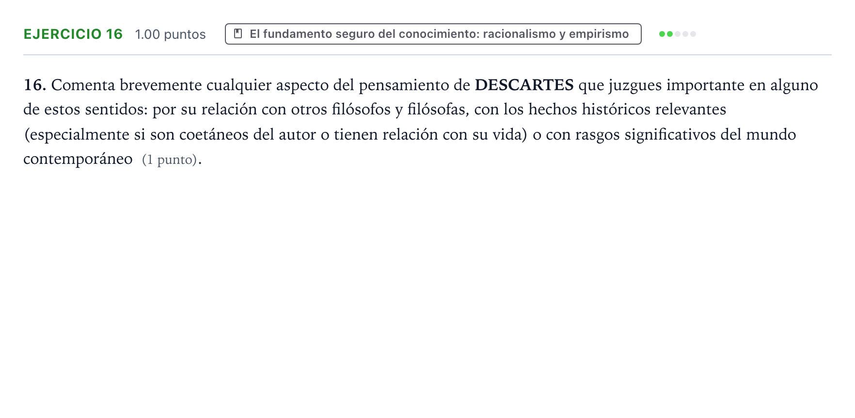 Enunciado: Problema 16 · Historia de la Filosofía PAU Valencia Ordinaria solapamiento 2024