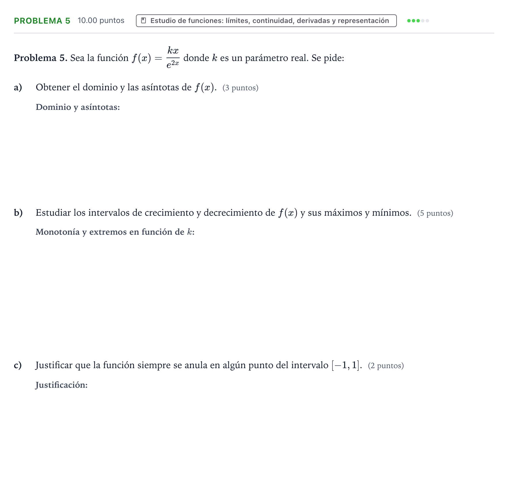 Enunciado: Problema 5 · Matemáticas II PAU Valencia Ordinaria 2024