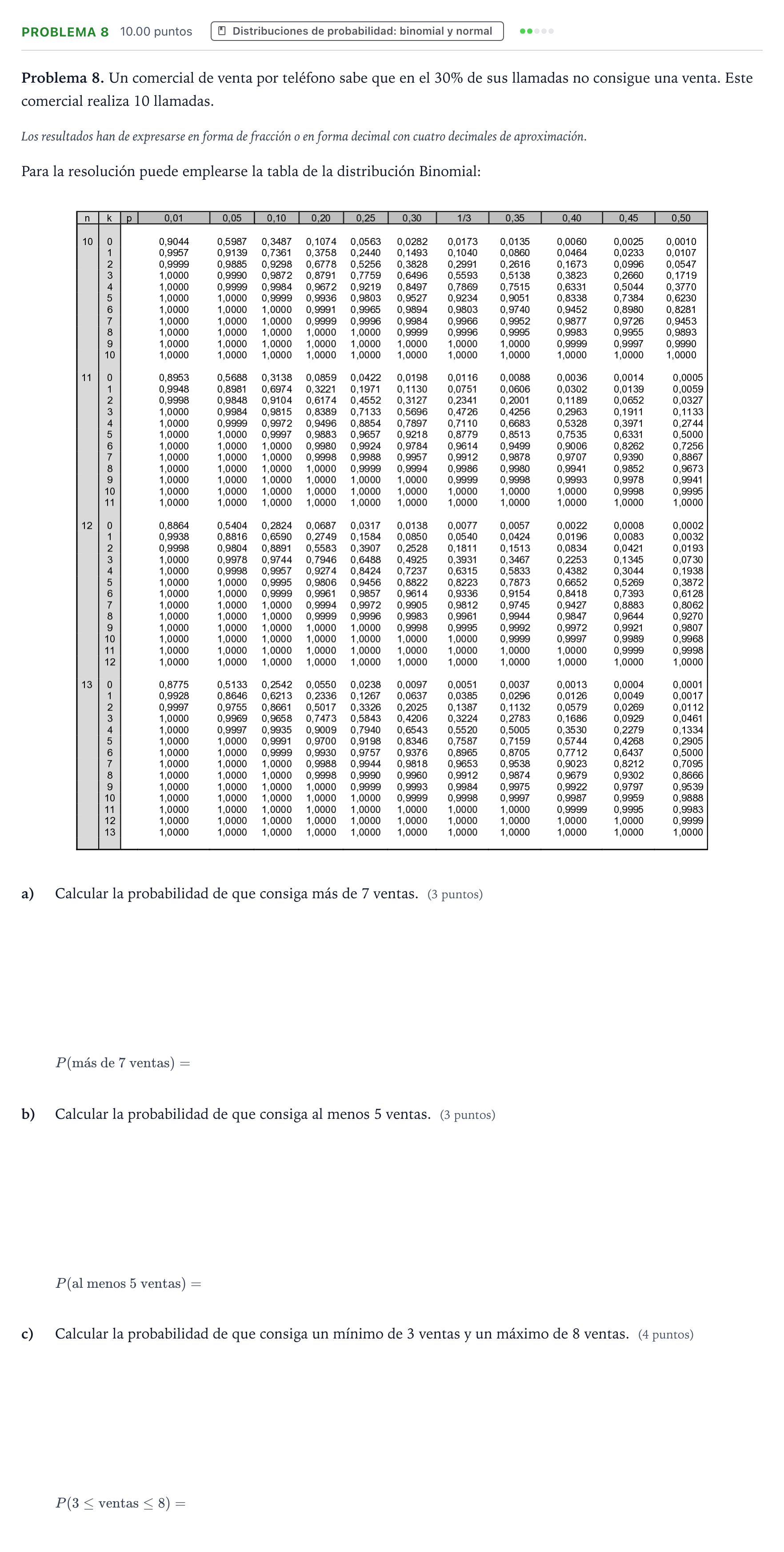 Enunciado: Problema 8 · Matemáticas II PAU Valencia Ordinaria 2024