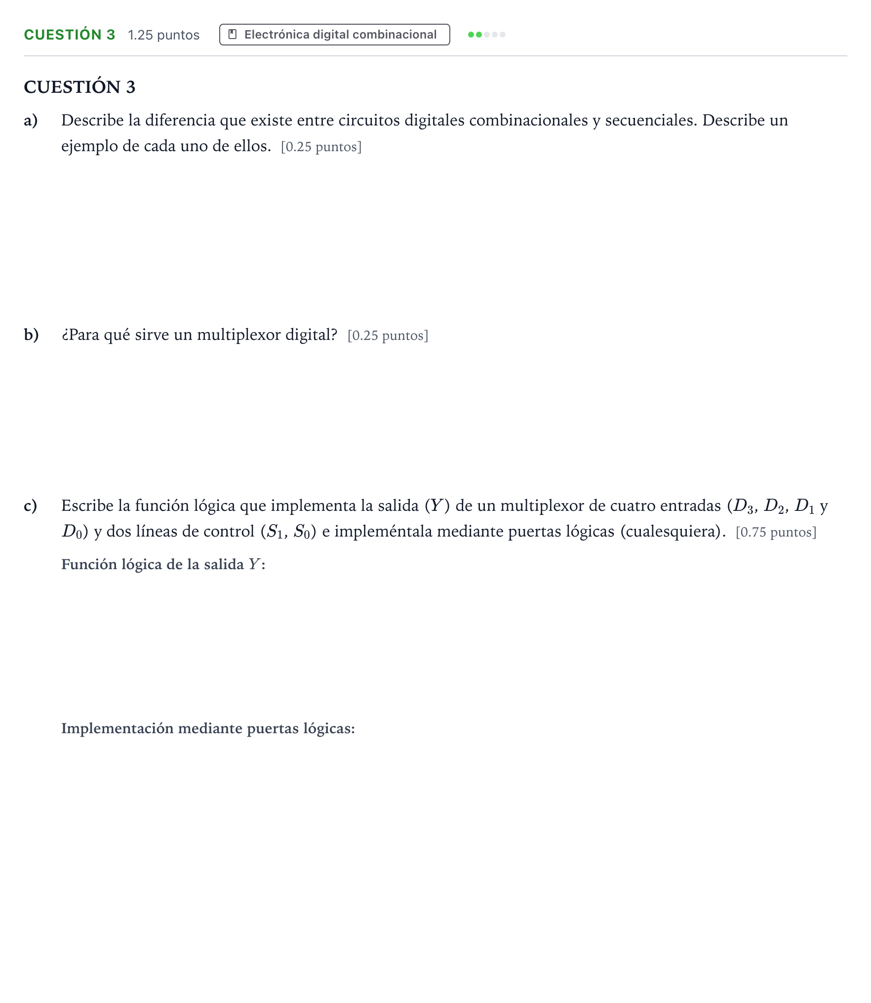 Enunciado: Cuestión 3 · Tecnología e Ingeniería II PAU Valencia Ordinaria 2024