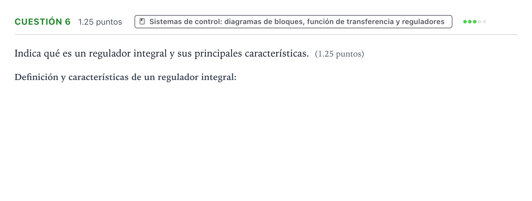 Enunciado: Cuestión 6 · Tecnología e Ingeniería II PAU Valencia Ordinaria 2024