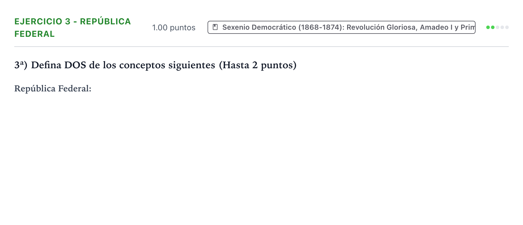 Enunciado: Ejercicio 3 - República Federal · Historia de España PAU Valencia Ordinaria 2023