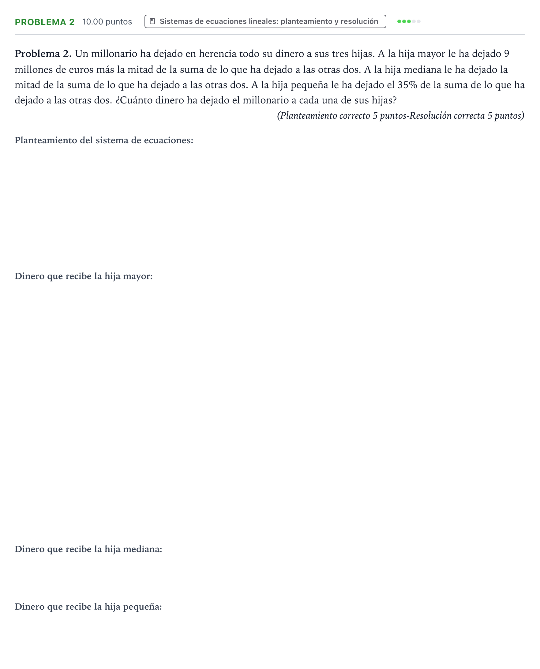 Enunciado: Problema 2 · Matemáticas aplicadas a las Ciencias Sociales II PAU Valencia Extraordinaria 2023