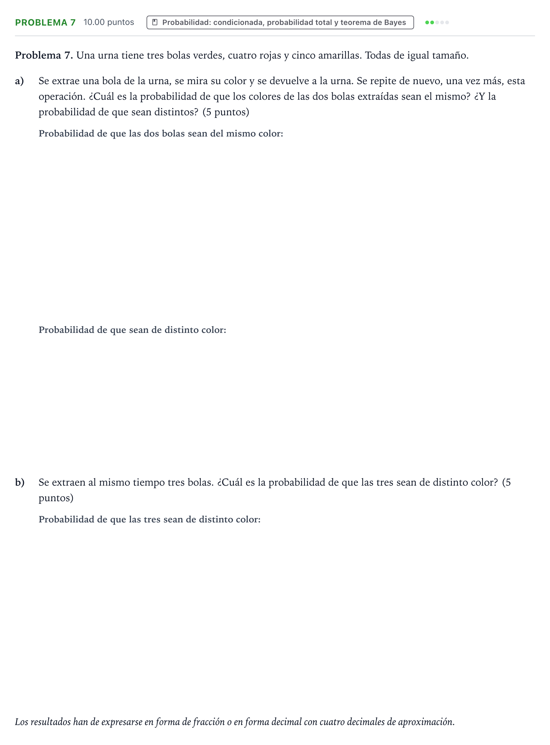 Enunciado: Problema 7 · Matemáticas II PAU Valencia Extraordinaria 2023