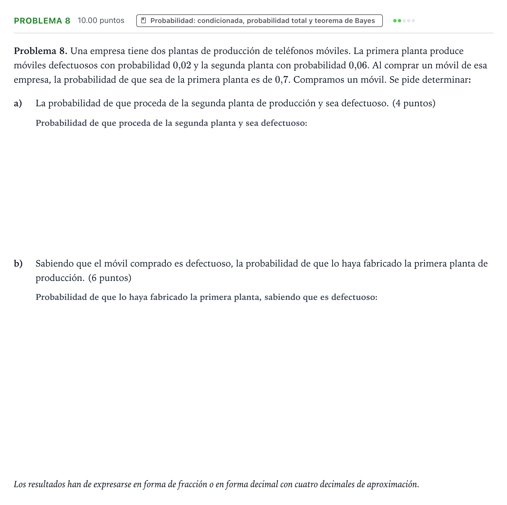 Enunciado: Problema 8 · Matemáticas II PAU Valencia Extraordinaria 2023