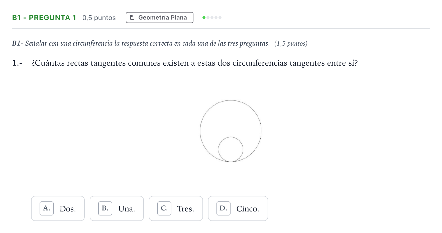 Enunciado: Ejercicio B1 - Pregunta 1 · Dibujo Técnico Aplicado a las Artes Plásticas y al Diseño II PAU Madrid Extraordinaria 2024