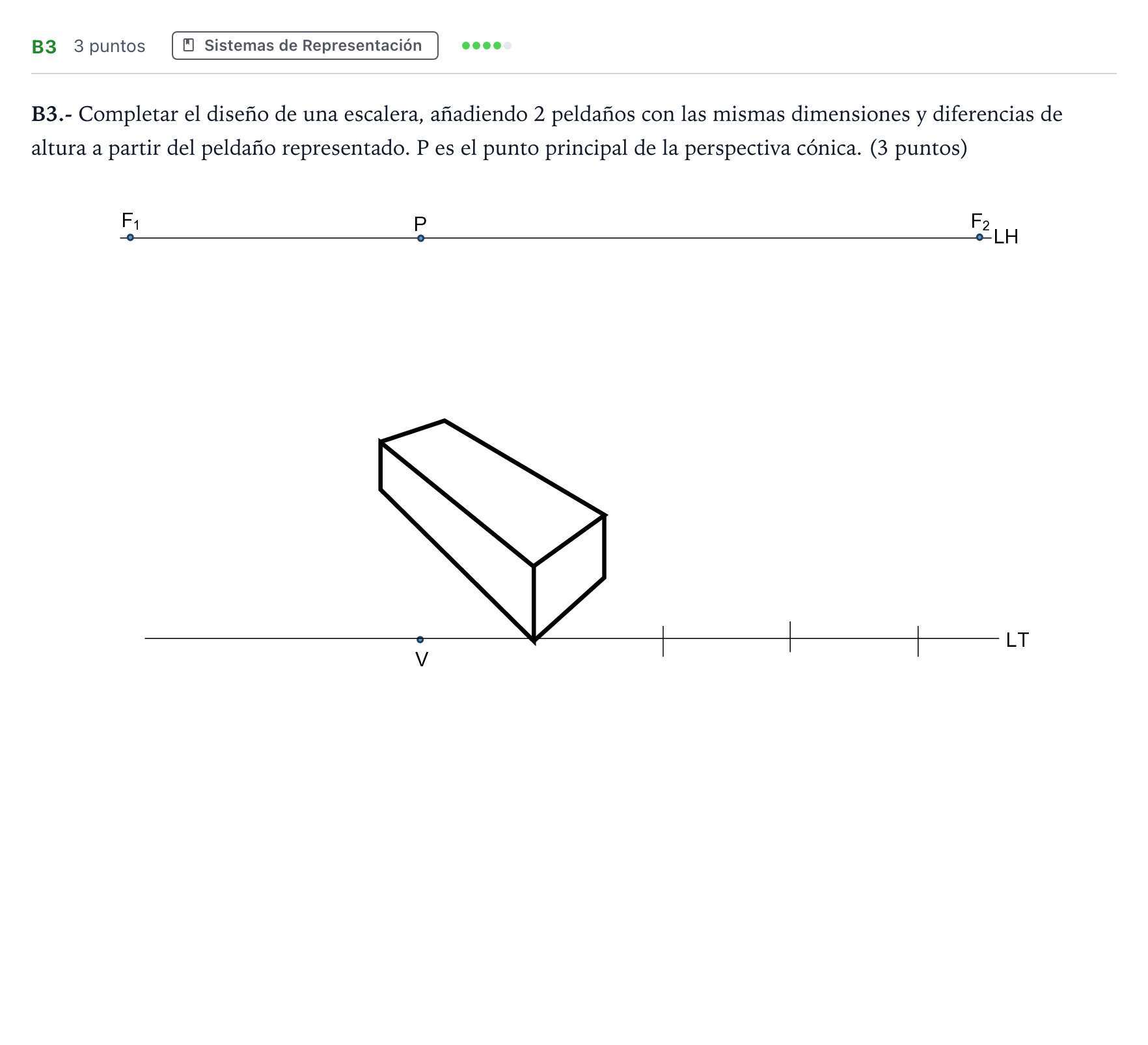 Enunciado: Ejercicio B3 · Dibujo Técnico Aplicado a las Artes Plásticas y al Diseño II PAU Madrid Ordinaria 2024