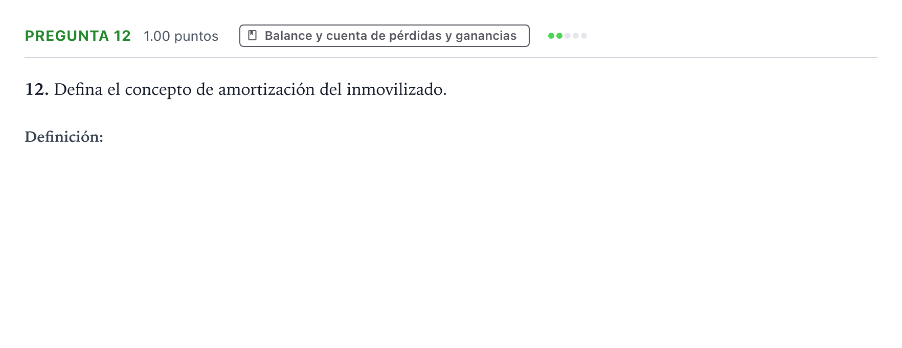 Enunciado: Pregunta 12 · Empresa y Diseño de Modelos de Negocio PAU Valencia Extraordinaria 2022