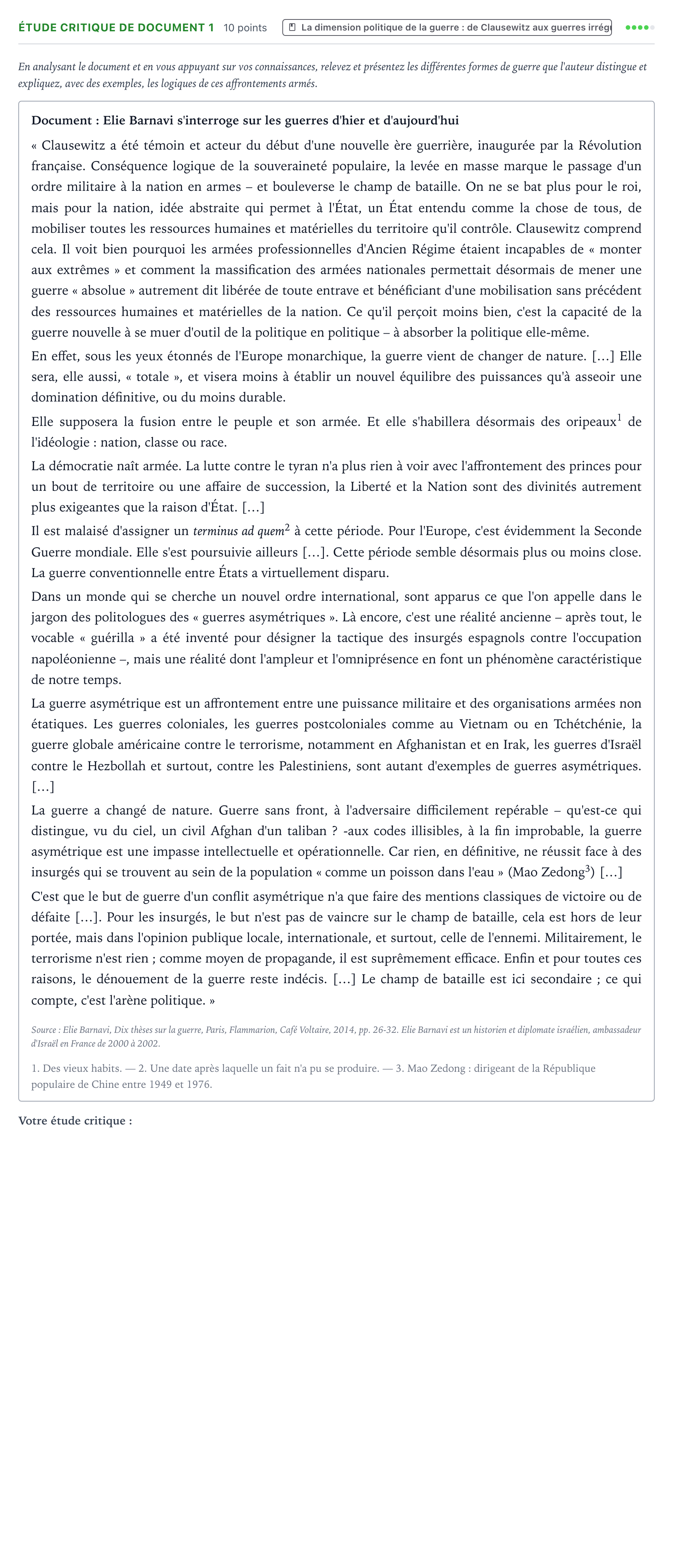 Énoncé: Exercice Étude critique de document 1 · Bac Histoire-Géographie, Géopolitique et Sciences Politiques Amérique du Nord 2021 (jour 2)
