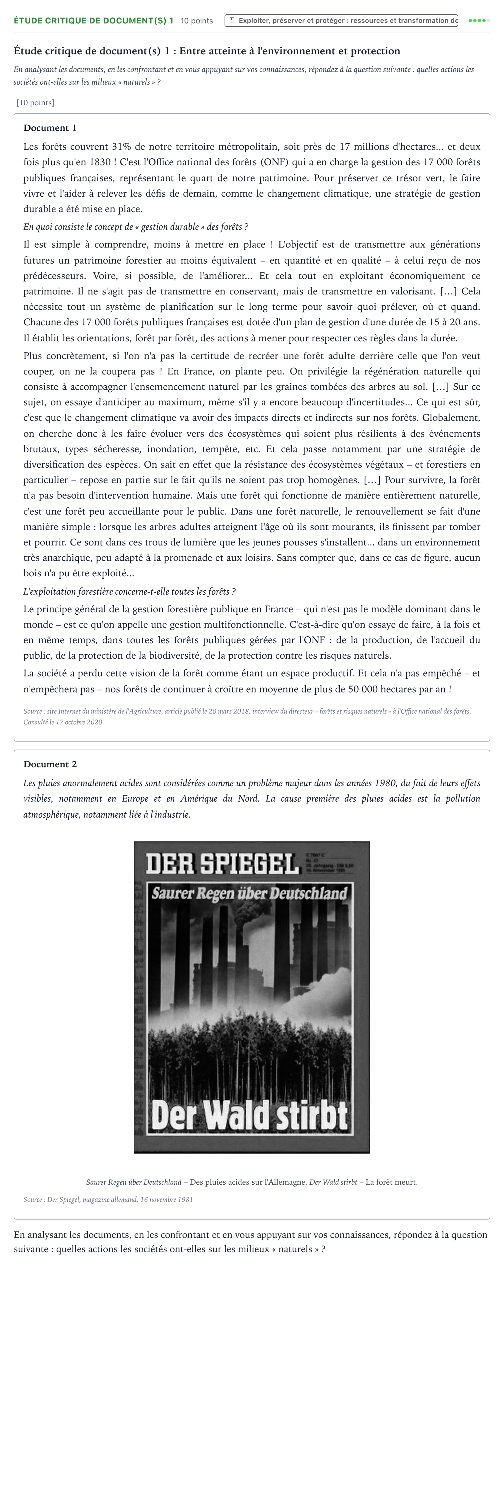 Énoncé: Exercice Étude critique de document(s) 1 · Bac Histoire-Géographie, Géopolitique et Sciences Politiques Centres étrangers (Afrique) 2021 (jour 2)