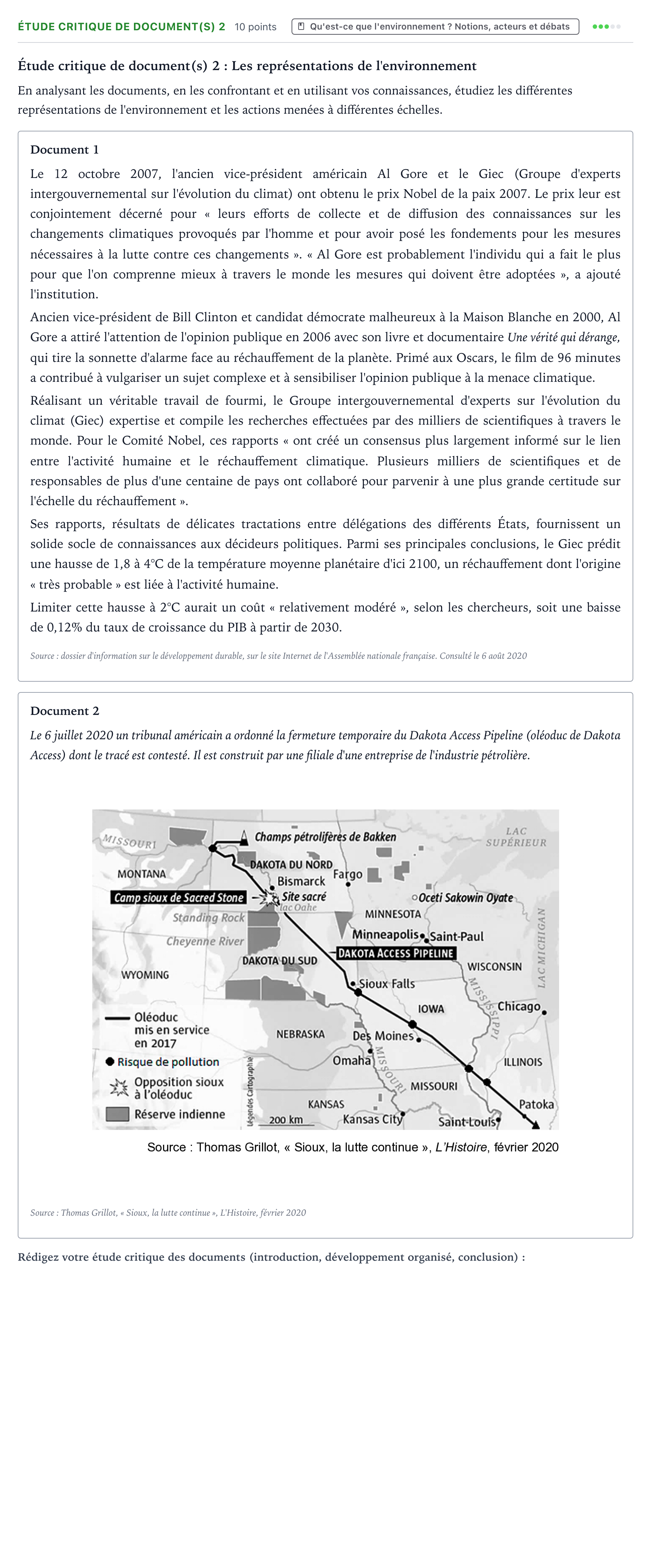 Énoncé: Exercice Étude critique de document(s) 2 · Bac Histoire-Géographie, Géopolitique et Sciences Politiques Métropole Candidat libre 2021 (sujet 2)