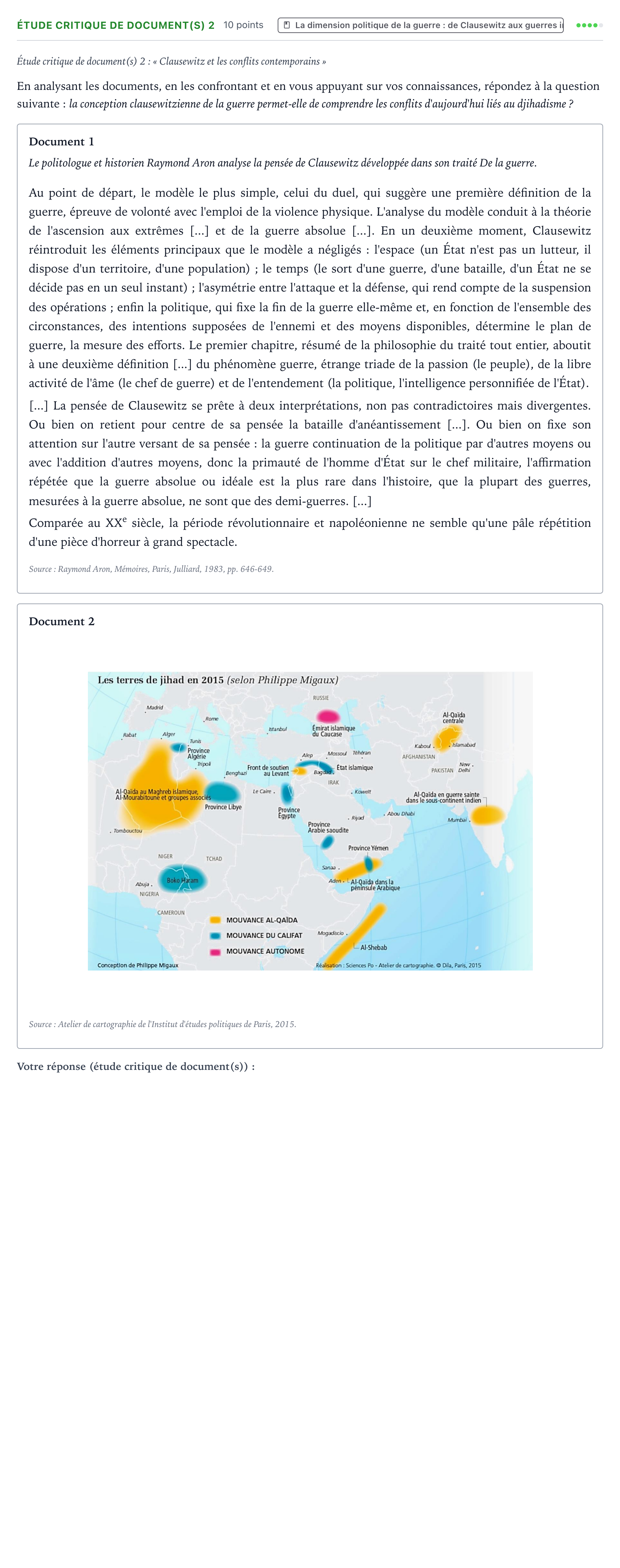 Énoncé: Exercice Étude critique de document(s) 2 · Bac Histoire-Géographie, Géopolitique et Sciences Politiques Sujets zéro et spécimens sujet 2021 (sujet 3)