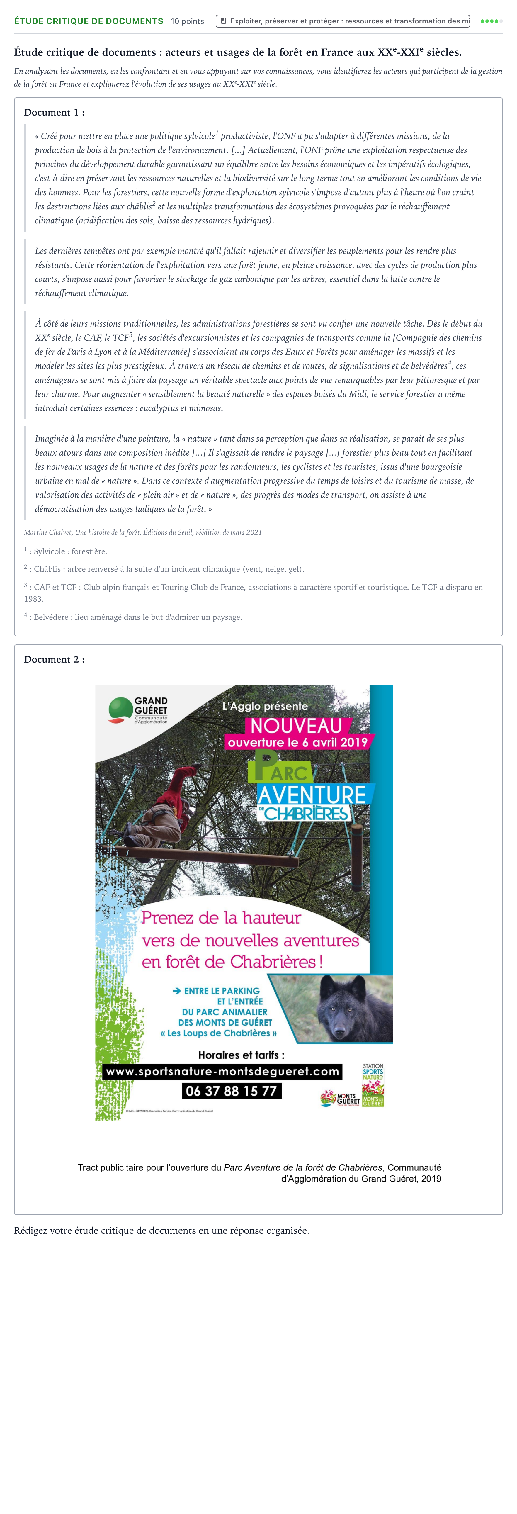 Énoncé: Exercice Étude critique de documents · Bac Histoire-Géographie, Géopolitique et Sciences Politiques Amérique du Nord 2023 (jour 1)
