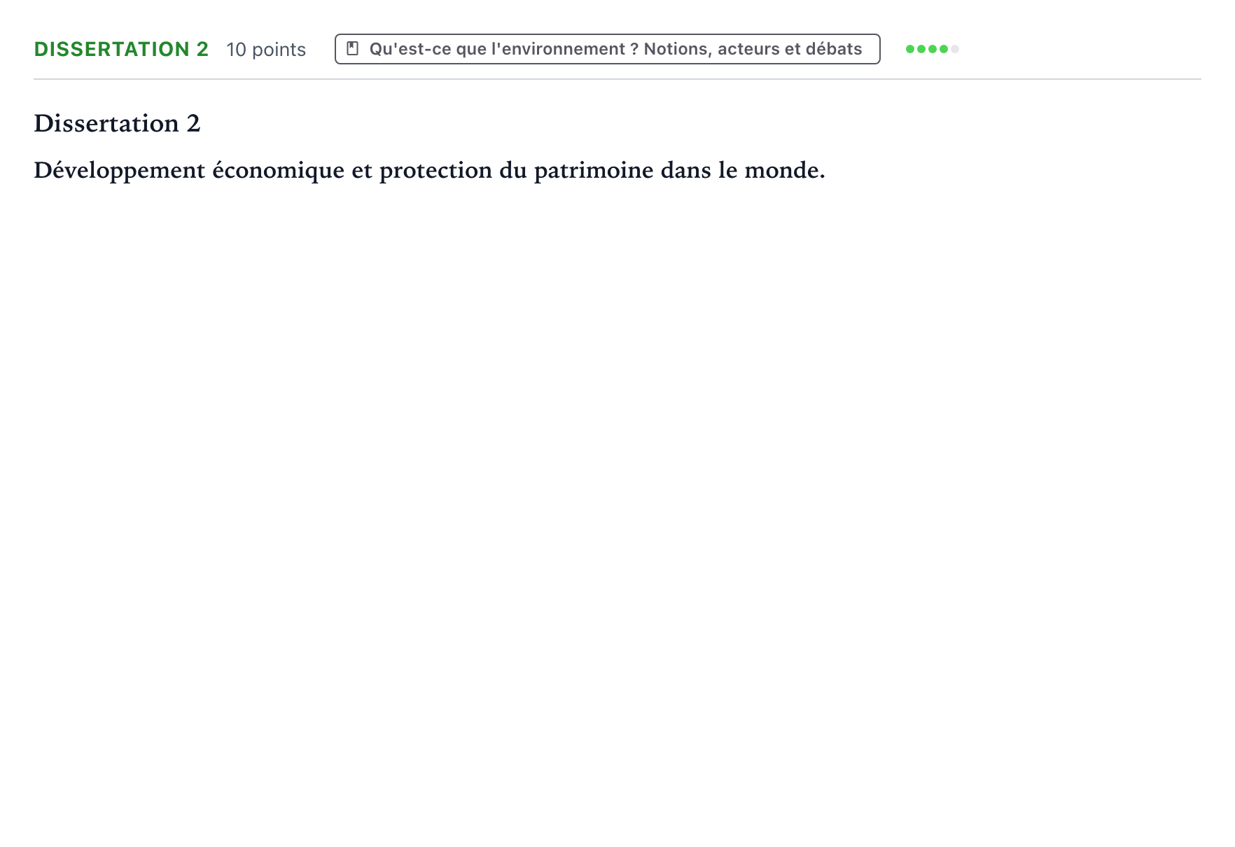 Énoncé: Dissertation 2 · Bac Histoire-Géographie, Géopolitique et Sciences Politiques Asie 2023 (jour 1)