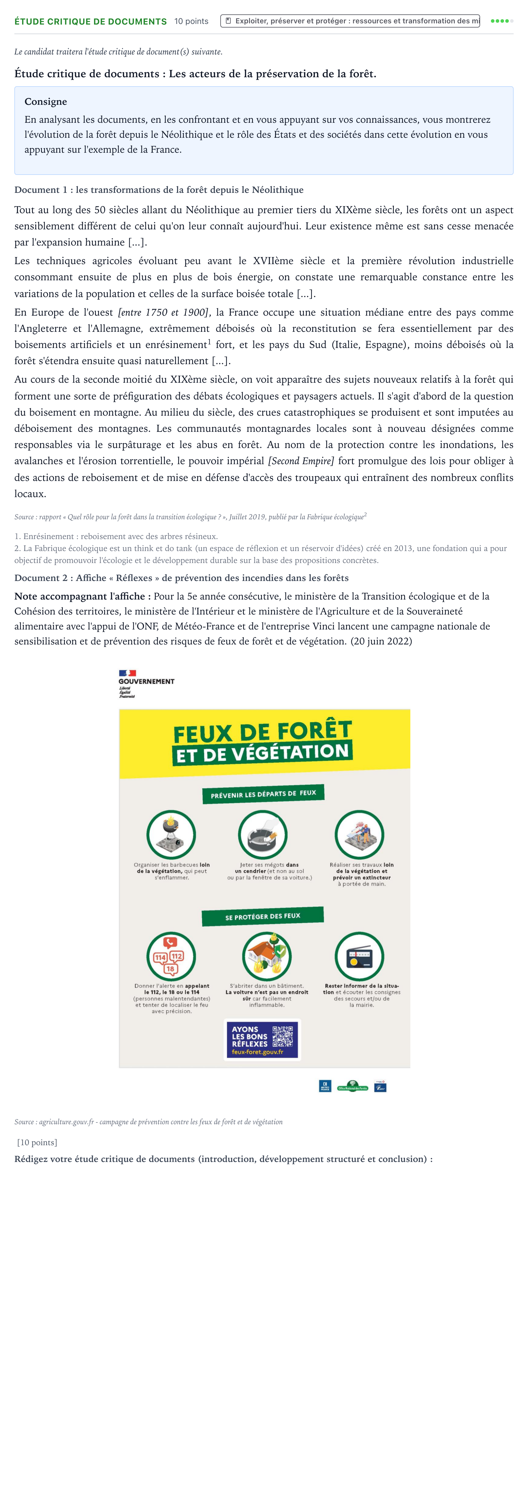 Énoncé: Exercice Étude critique de documents · Bac Histoire-Géographie, Géopolitique et Sciences Politiques Asie 2023 (jour 1)