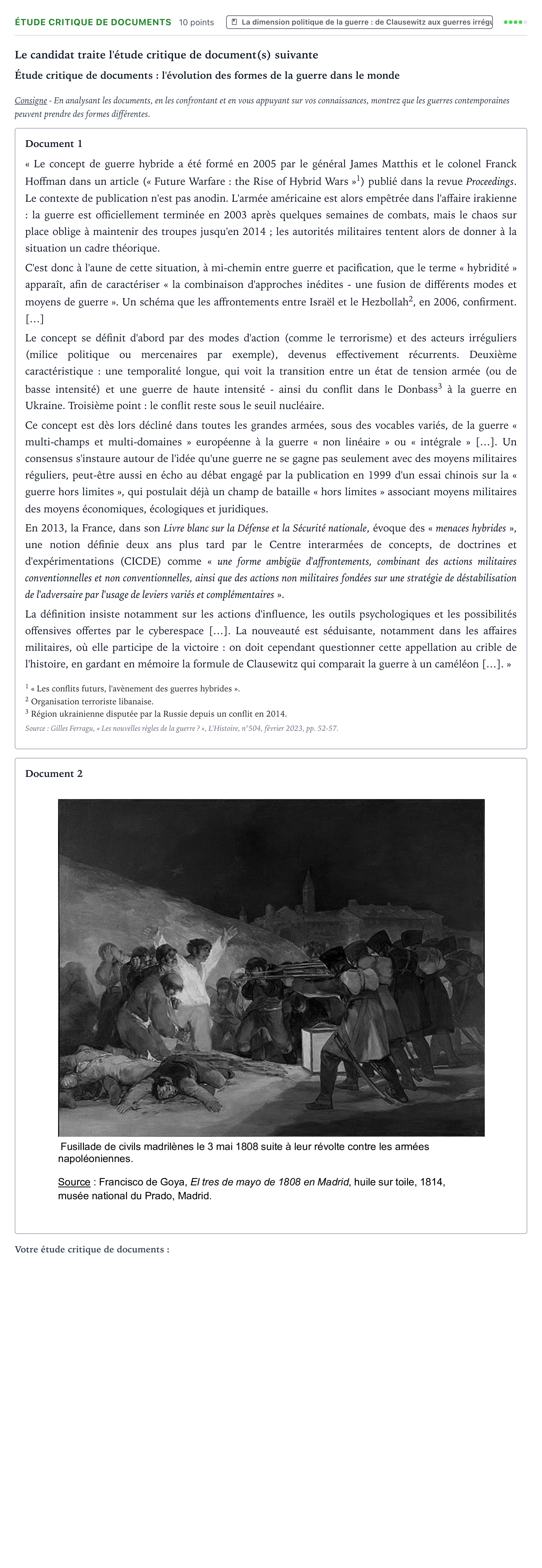 Énoncé: Exercice Étude critique de documents · Bac Histoire-Géographie, Géopolitique et Sciences Politiques Asie 2024 (jour 1)