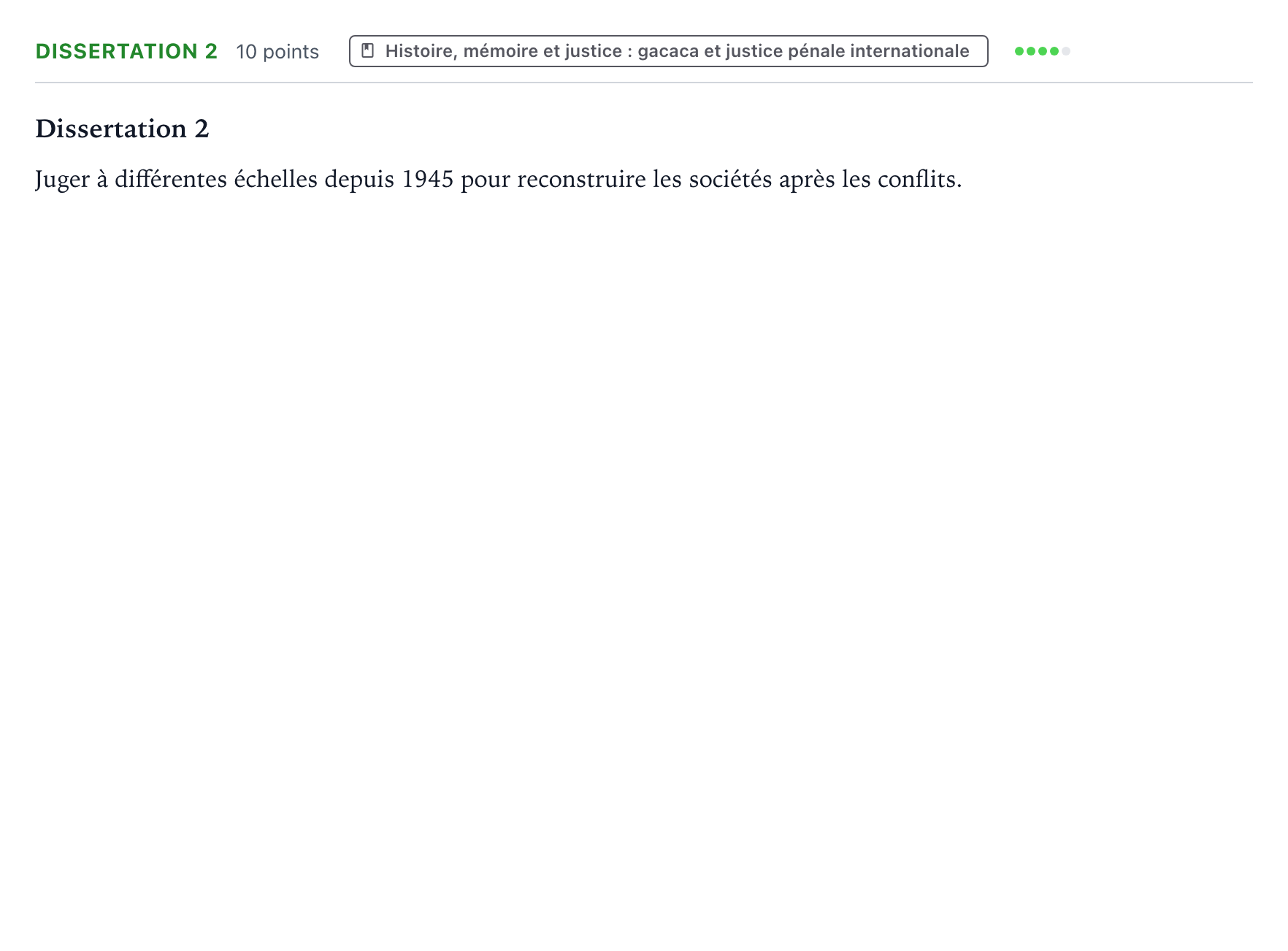 Énoncé: Dissertation 2 · Bac Histoire-Géographie, Géopolitique et Sciences Politiques Asie 2024 (jour 2)