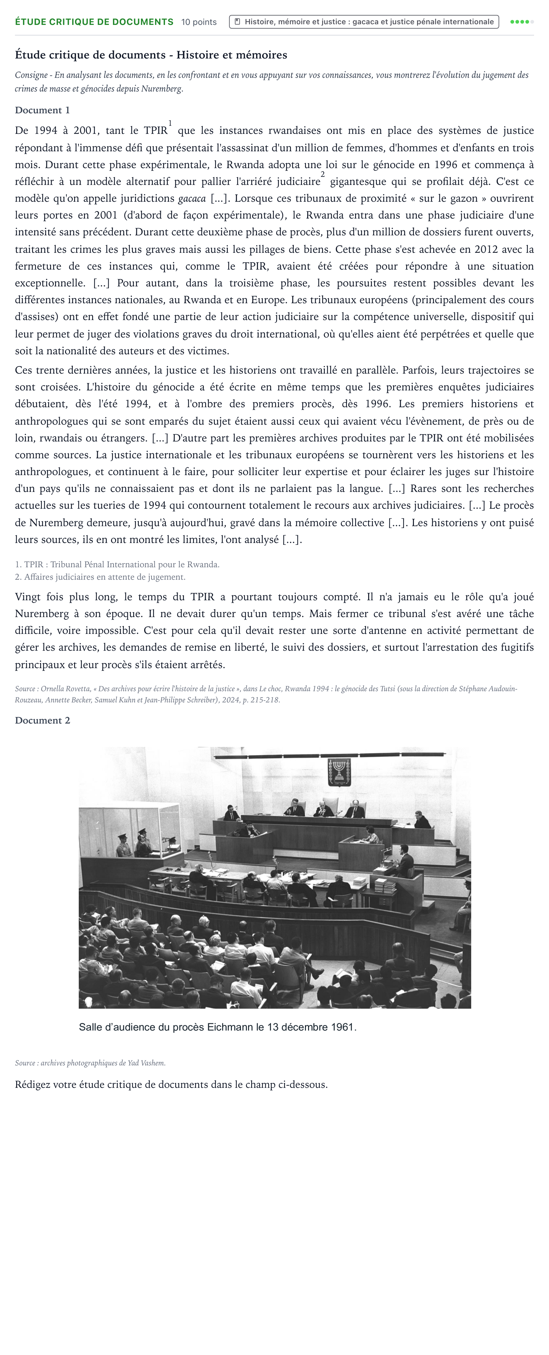 Énoncé: Exercice Étude critique de documents · Bac Histoire-Géographie, Géopolitique et Sciences Politiques Asie 2025 (jour 1)