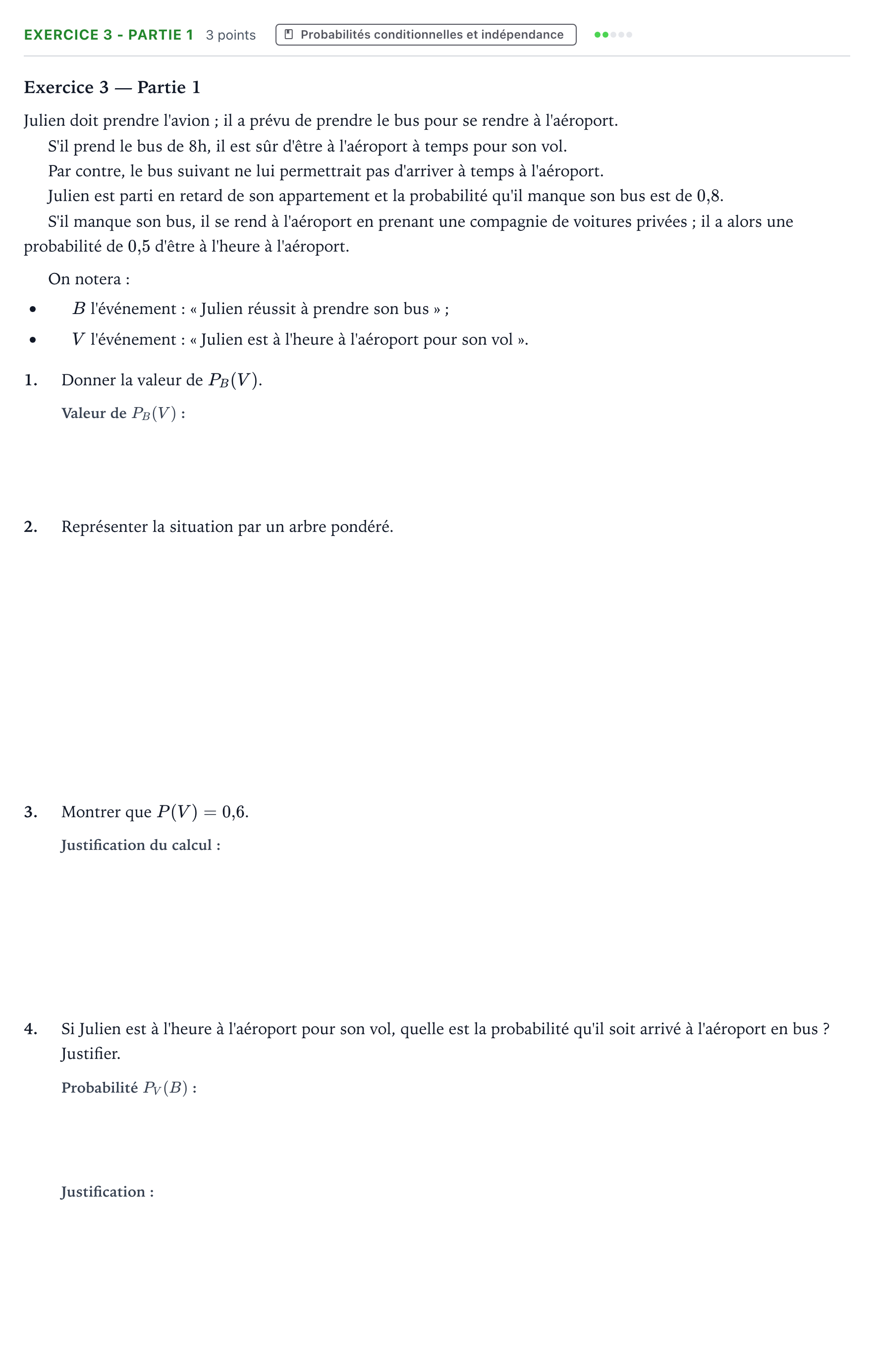 Énoncé: Exercice 3 - Partie 1 · Bac Mathématiques Asie 2022 (jour 2)