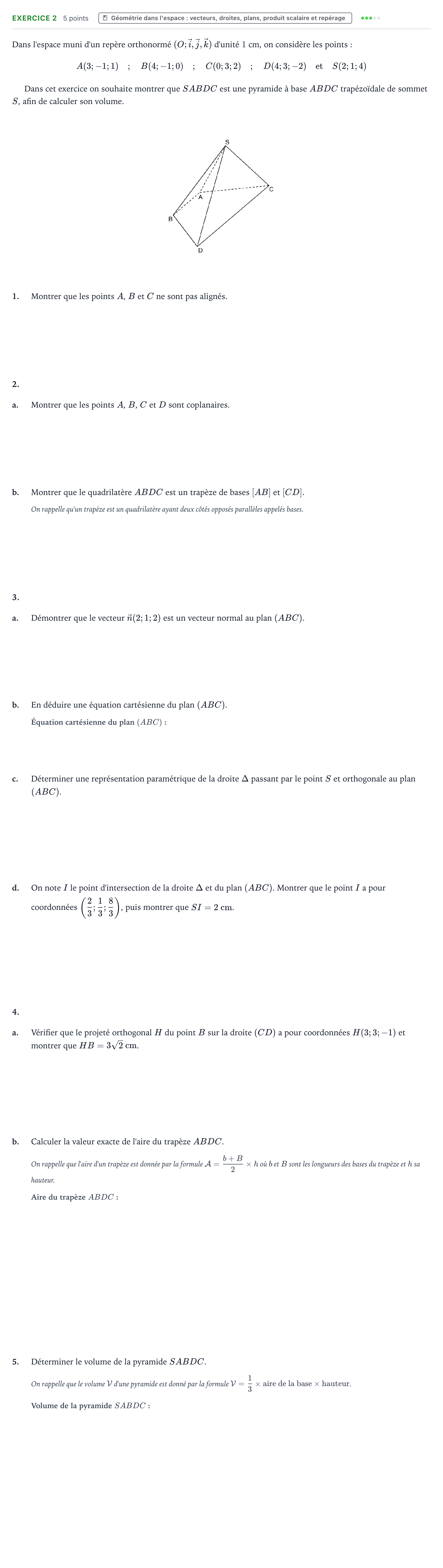 Énoncé: Exercice 2 · Bac Mathématiques Asie 2024 (jour 1)