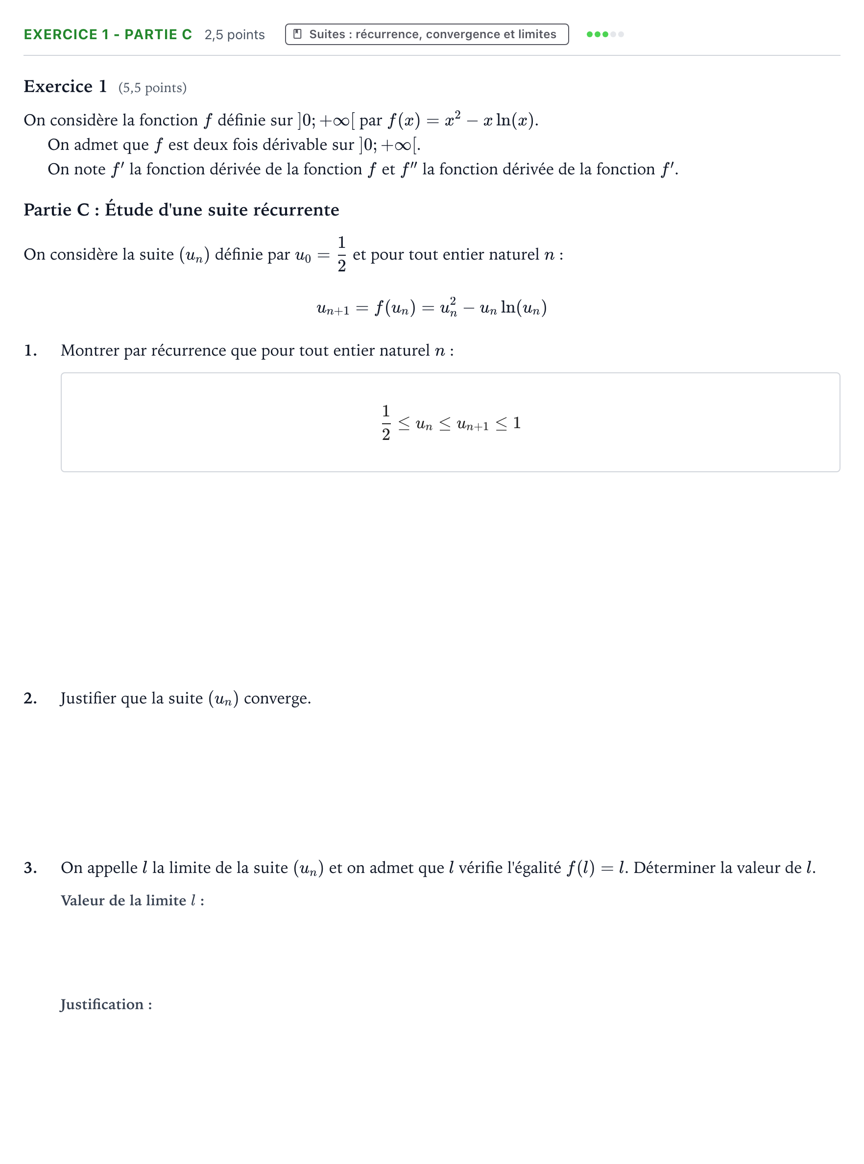 Énoncé: Exercice 1 - Partie C · Bac Mathématiques Asie 2024 (jour 2)