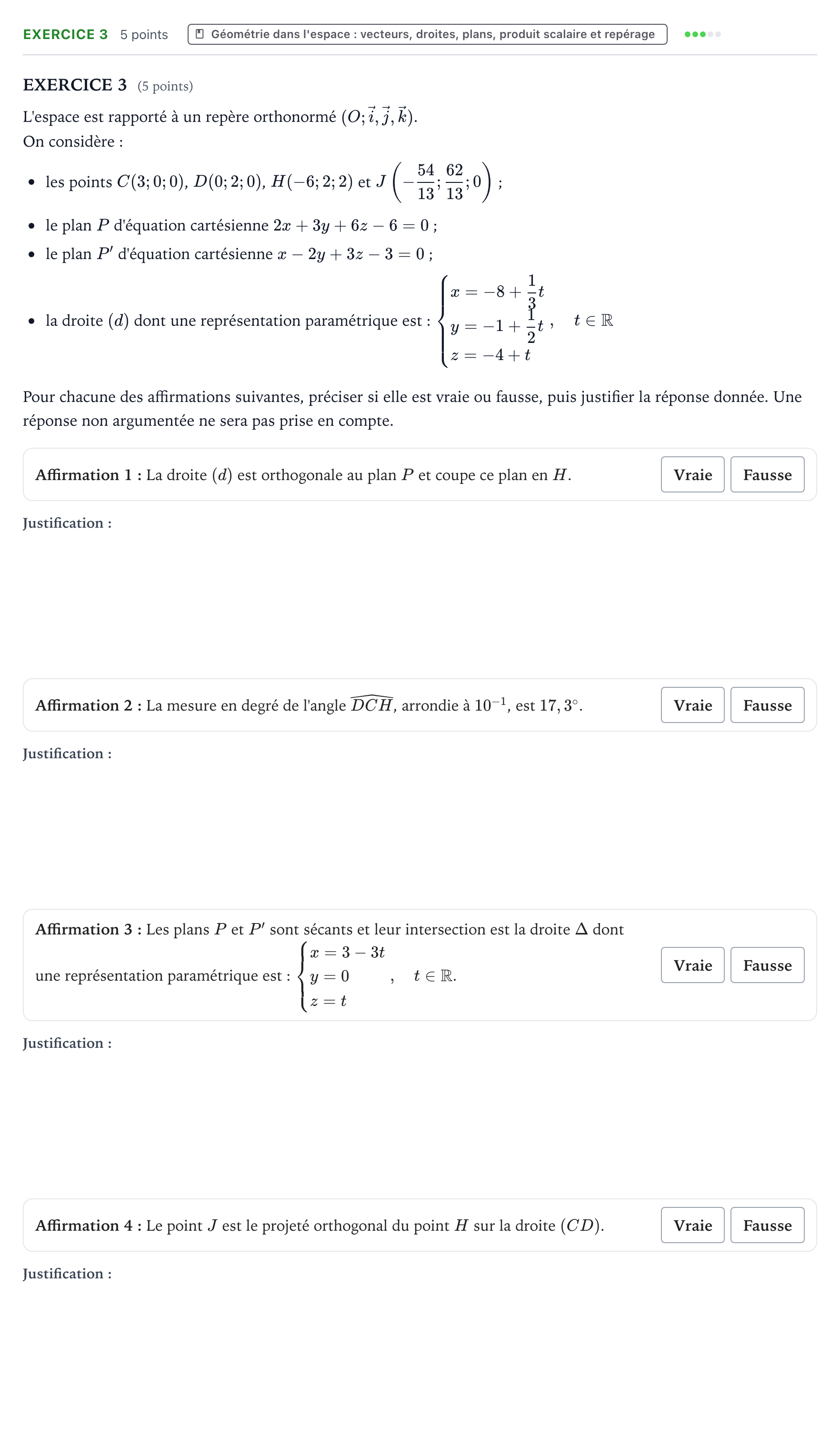Énoncé: Exercice 3 · Bac Mathématiques Asie 2025 (jour 2)
