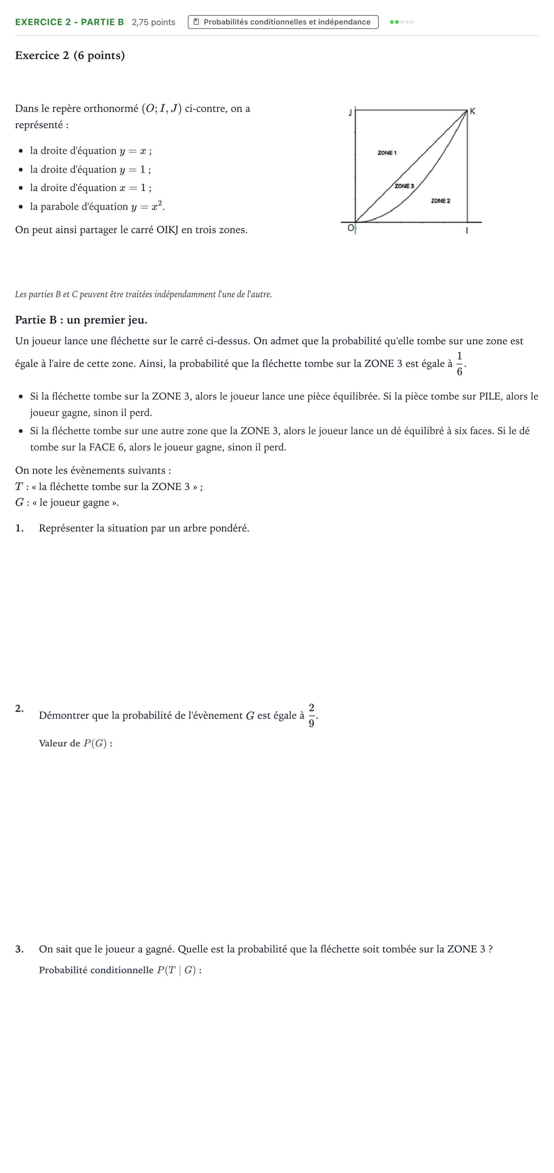 Énoncé: Exercice 2 - Partie B · Bac Mathématiques Nouvelle-Calédonie 2025 (jour 2)