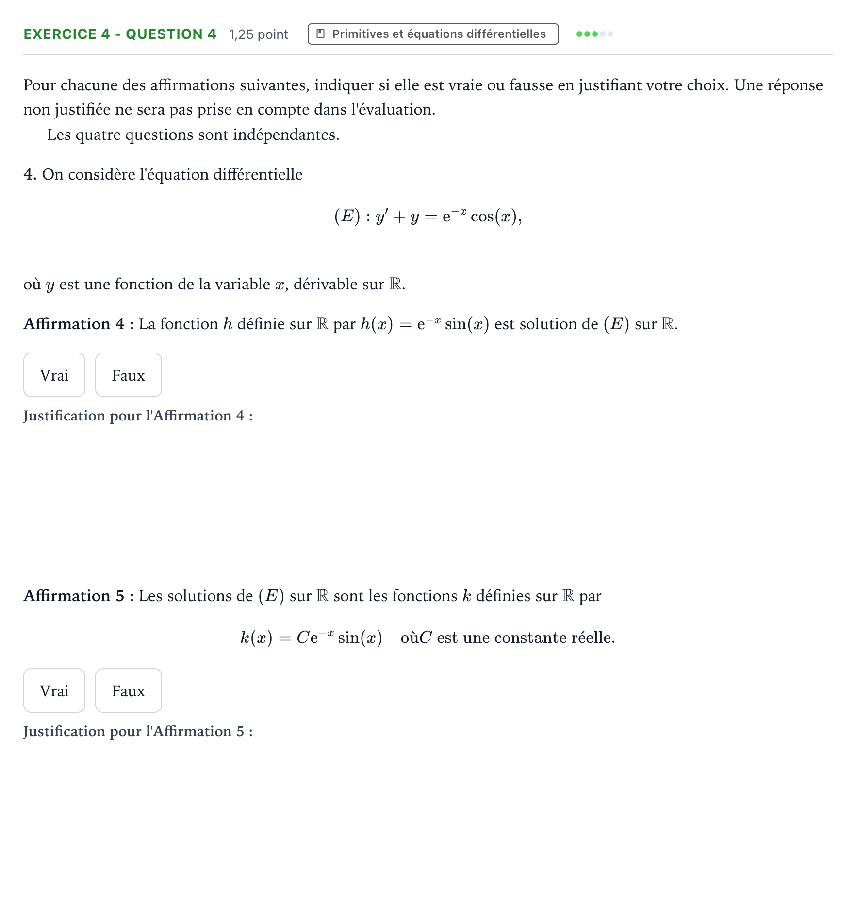 Énoncé: Exercice 4 - Question 4 · Bac Mathématiques Asie 2026 (jour 2)
