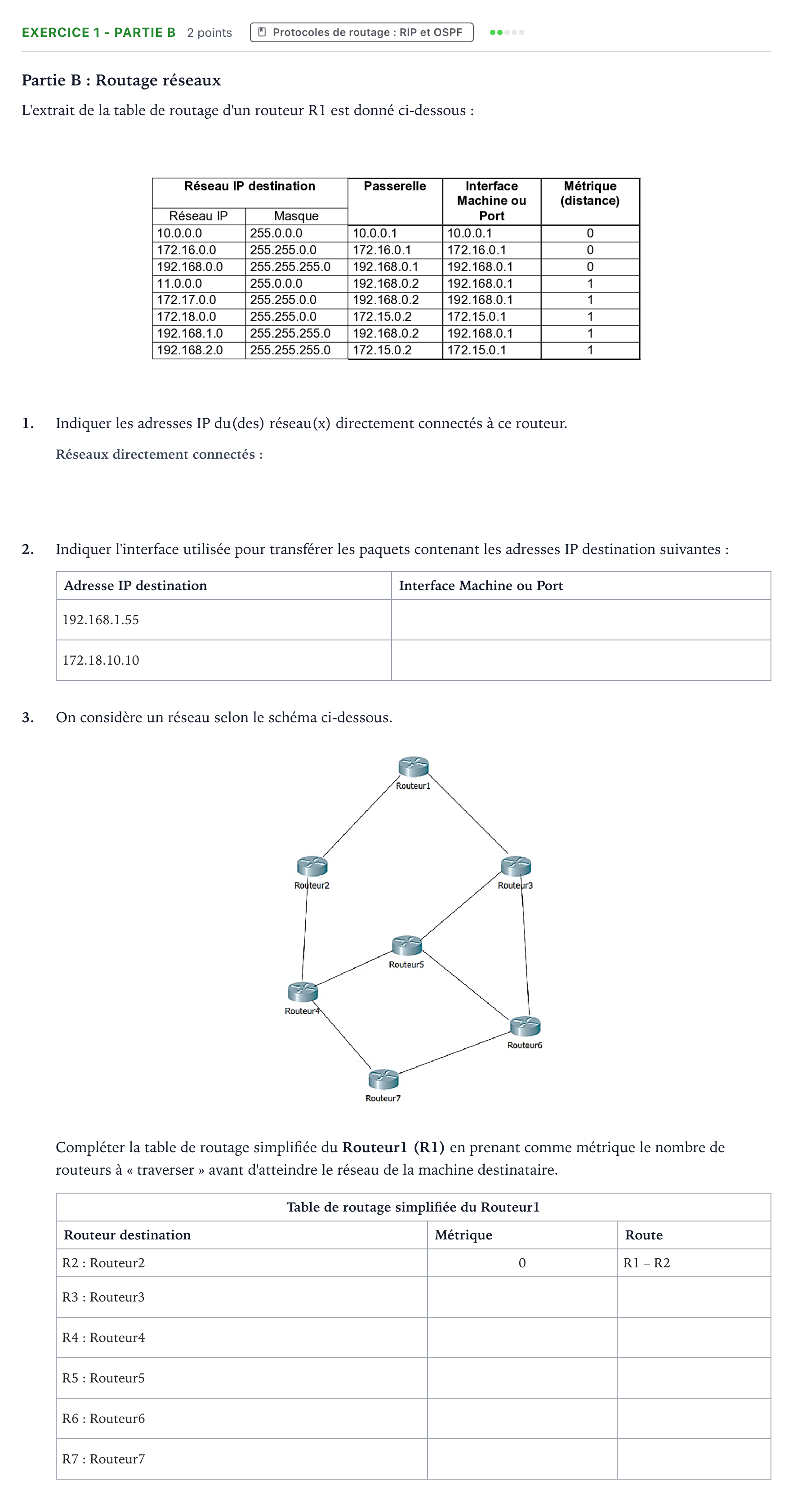 Énoncé: Exercice 1 - Partie B · Bac Numérique et Sciences Informatiques Métropole 2 remplacement 2021